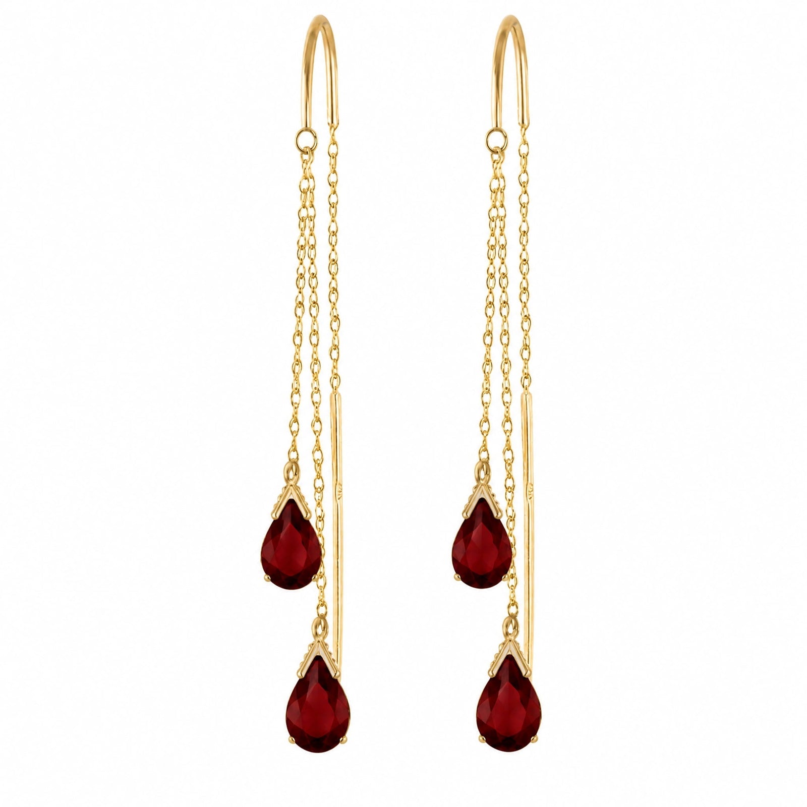 Yellow Gold Garnet — Mariagalatea