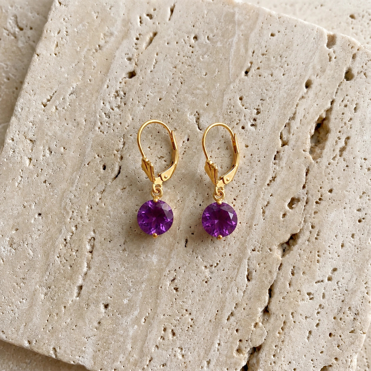 Yellow Gold Amethyst — Mariagaudenzia