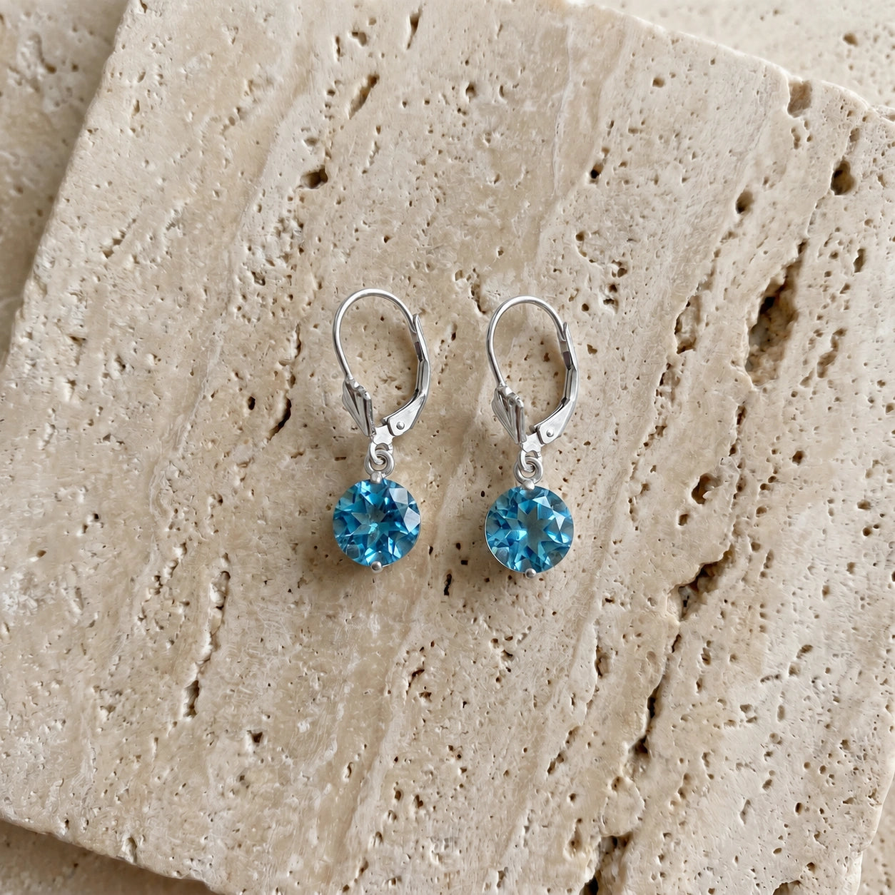 White Gold Blue Topaz — Mariagaudenzia