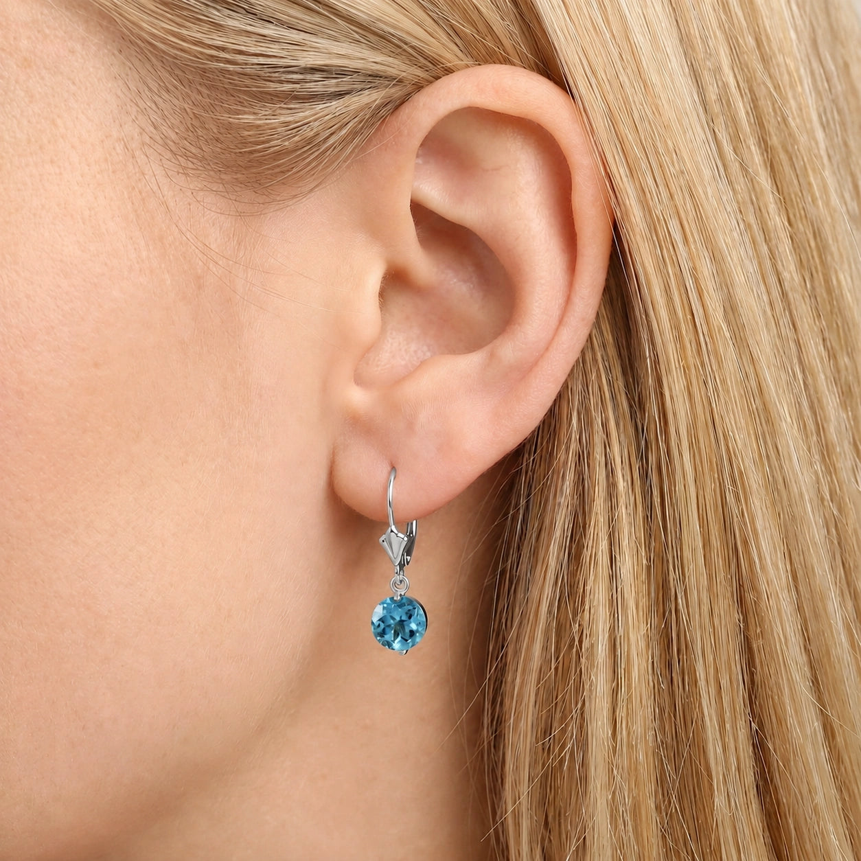 White Gold Blue Topaz — Mariagaudenzia