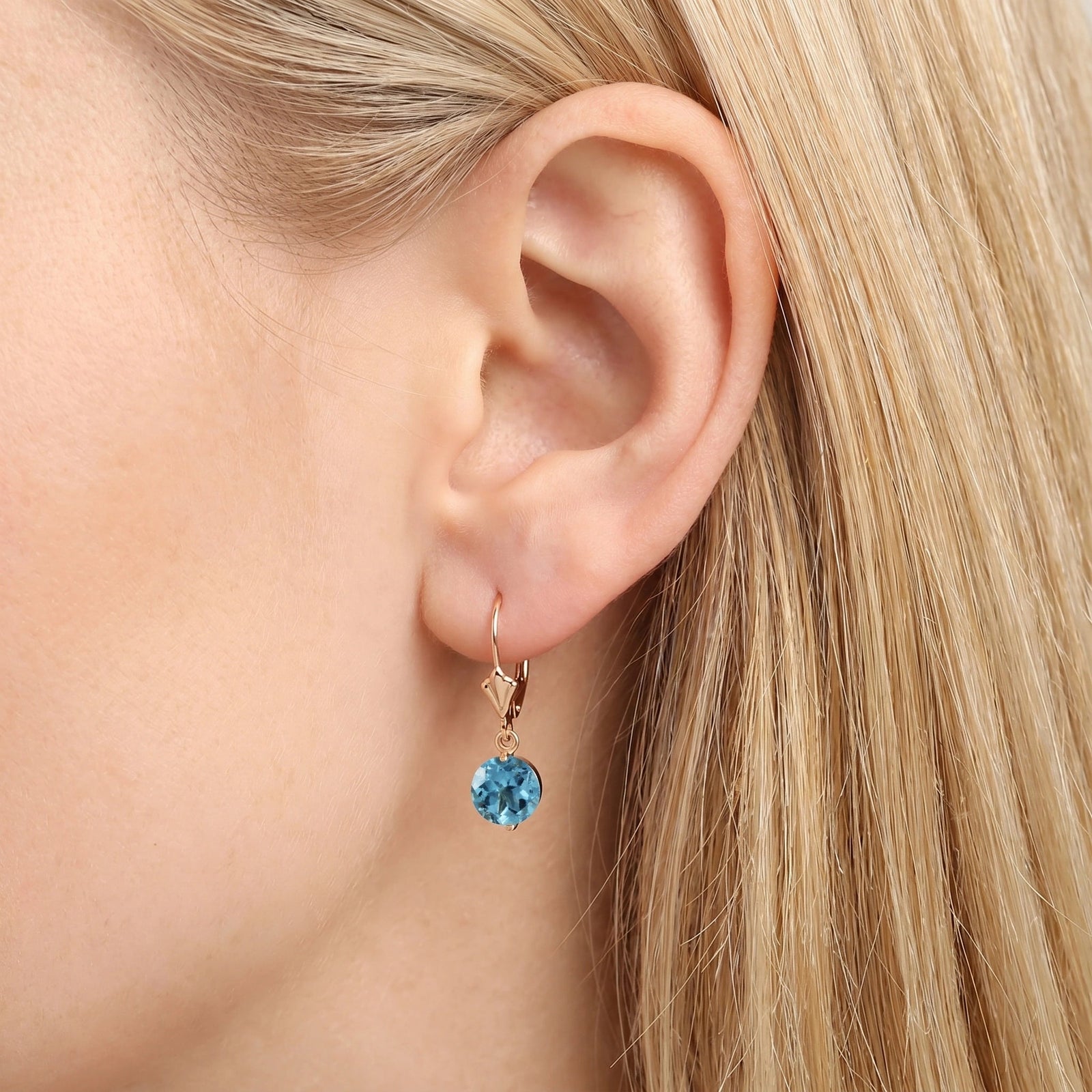 Yellow Gold Blue Topaz — Mariagaudenzia