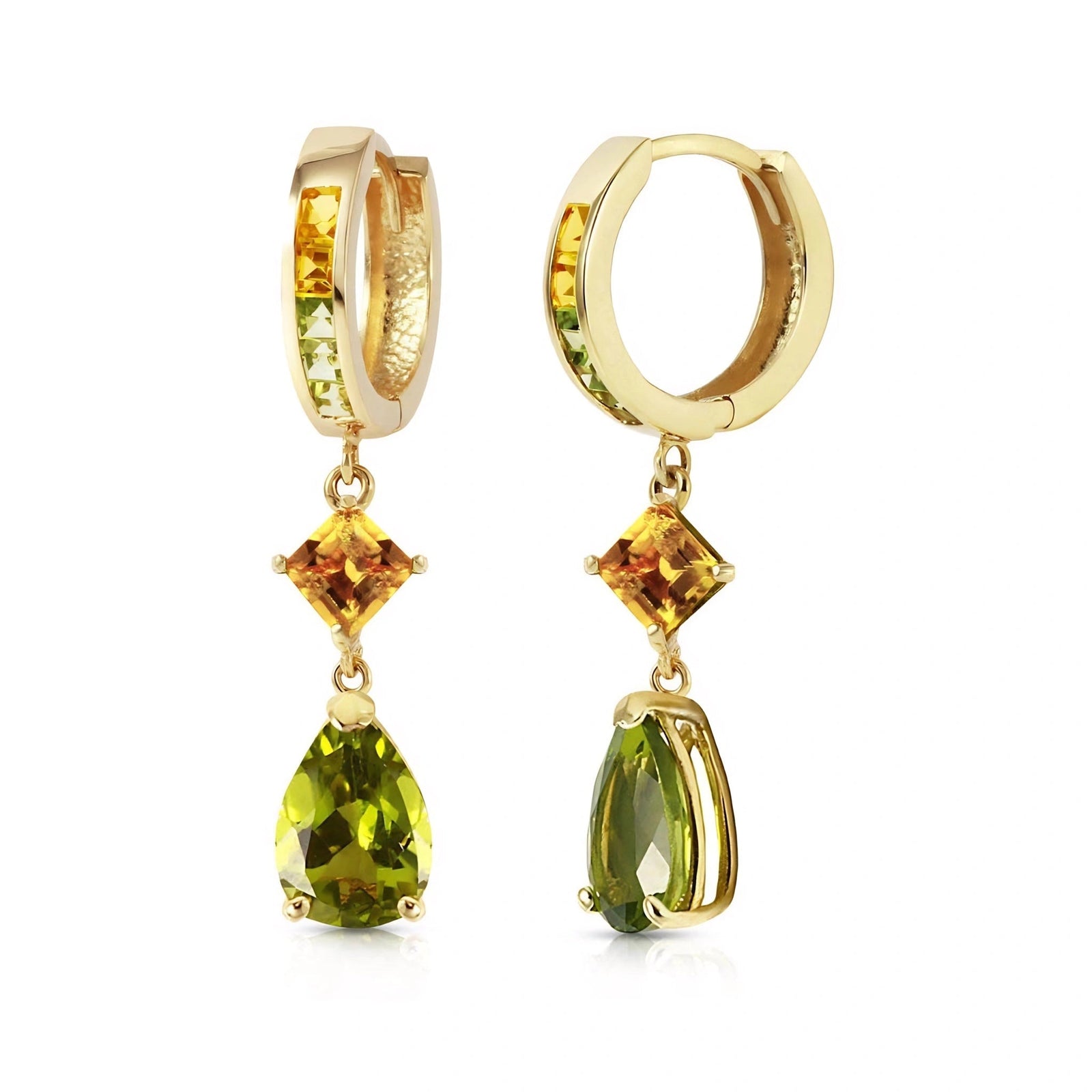 Yellow Gold Citrine & Peridot — Mariagemma