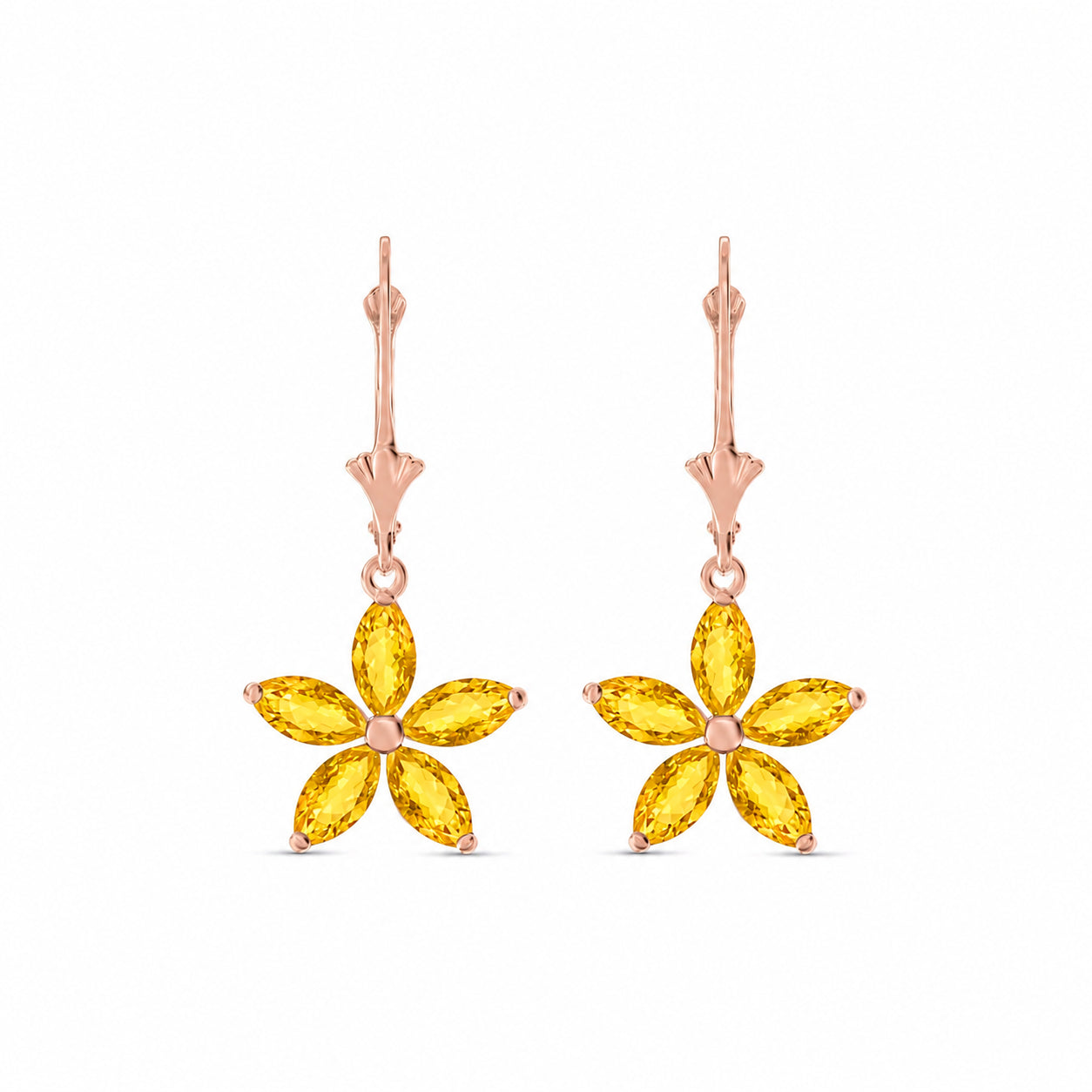 Rose Gold Heritage Earrings Tanzanite 10K — Stella