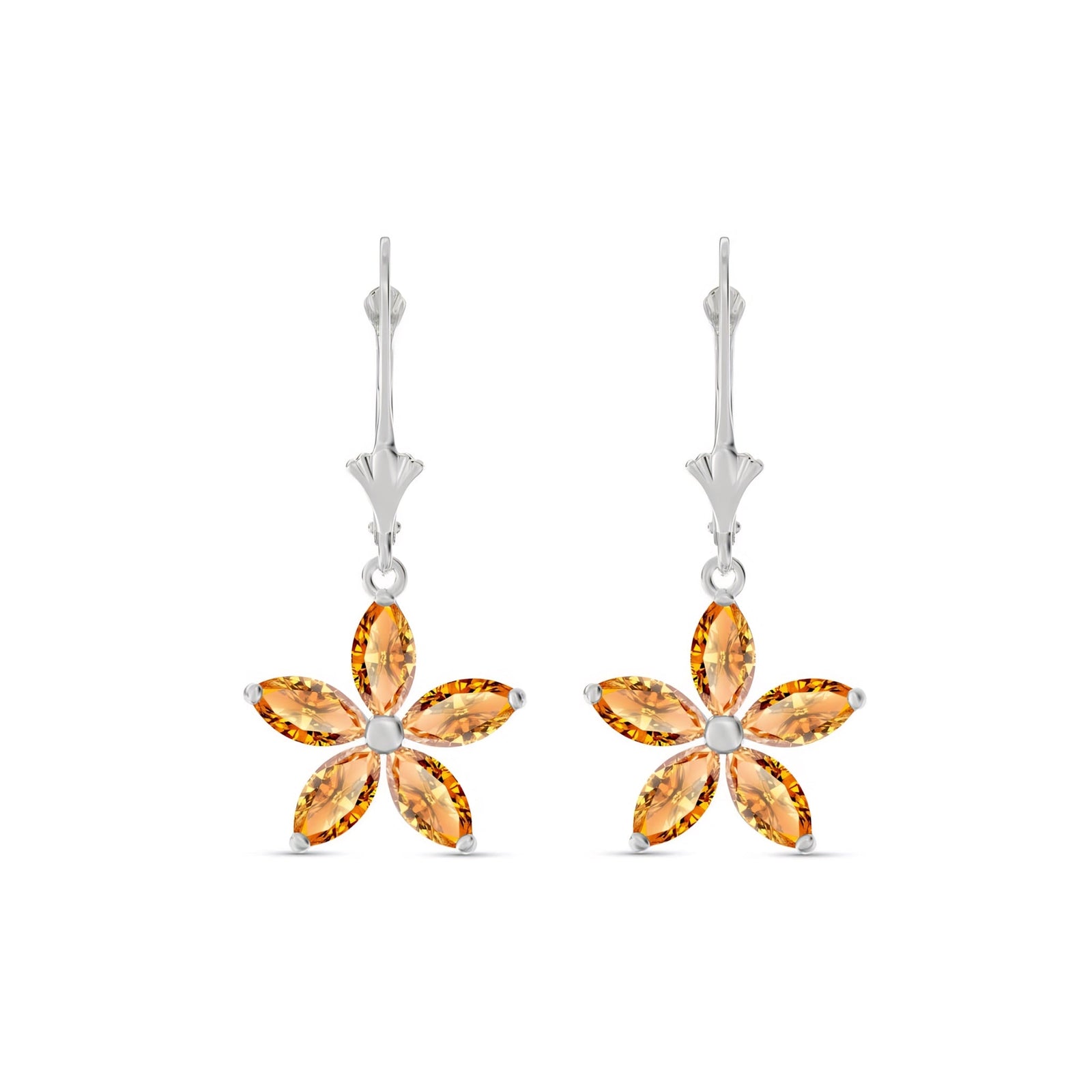 White Gold Heritage Earrings Tanzanite 10K — Stella