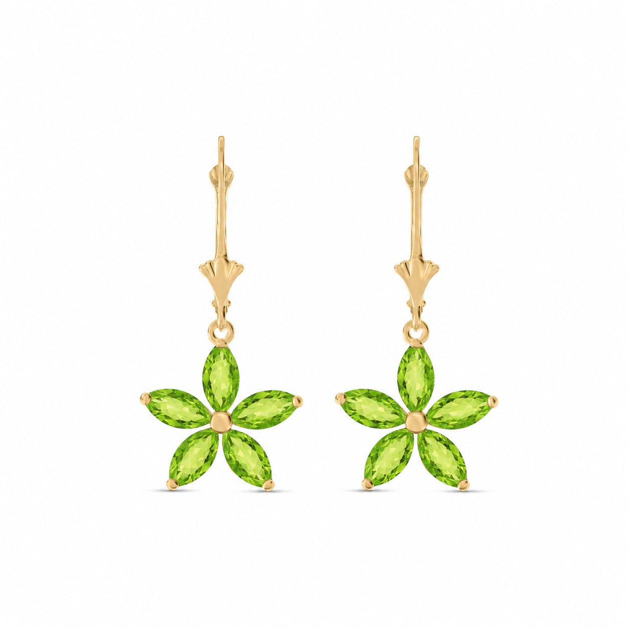 Yellow Gold Heritage Earrings Citrine 10K — Stella