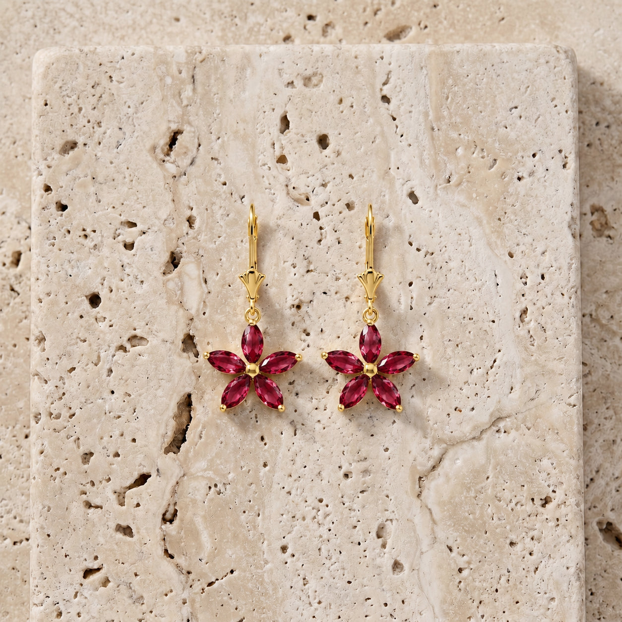 Yellow Gold Heritage Earrings Peridot 10K — Stella