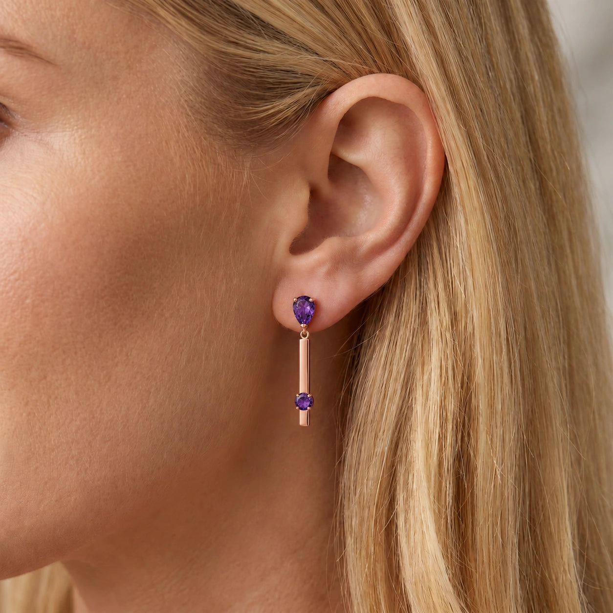 Rose Gold Amethyst — Mariagertrude