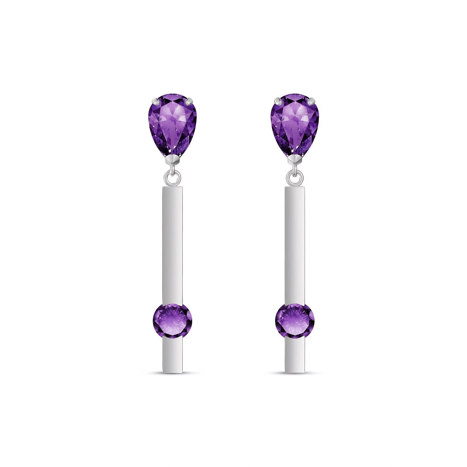 White Gold Amethyst — Mariagertrude