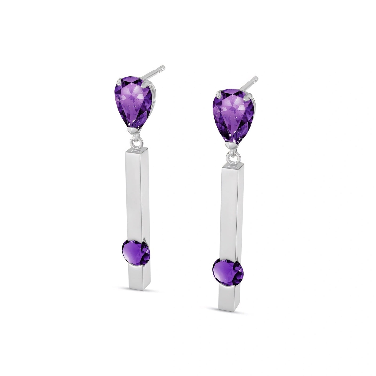 White Gold Amethyst — Mariagertrude