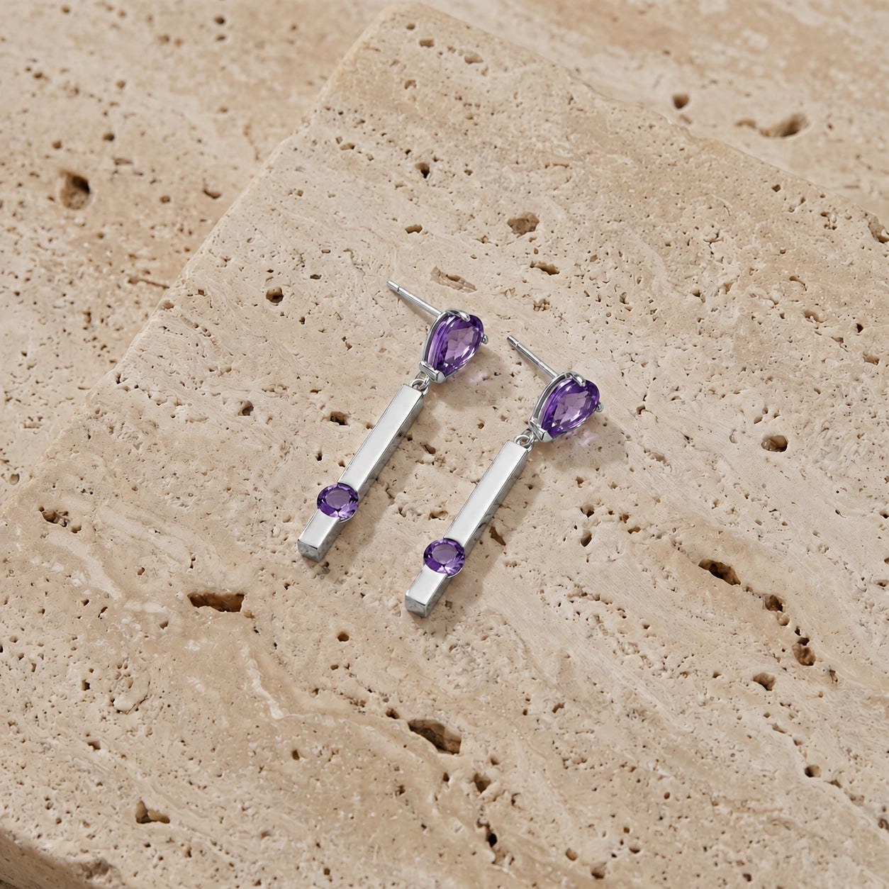 White Gold Amethyst — Mariagertrude
