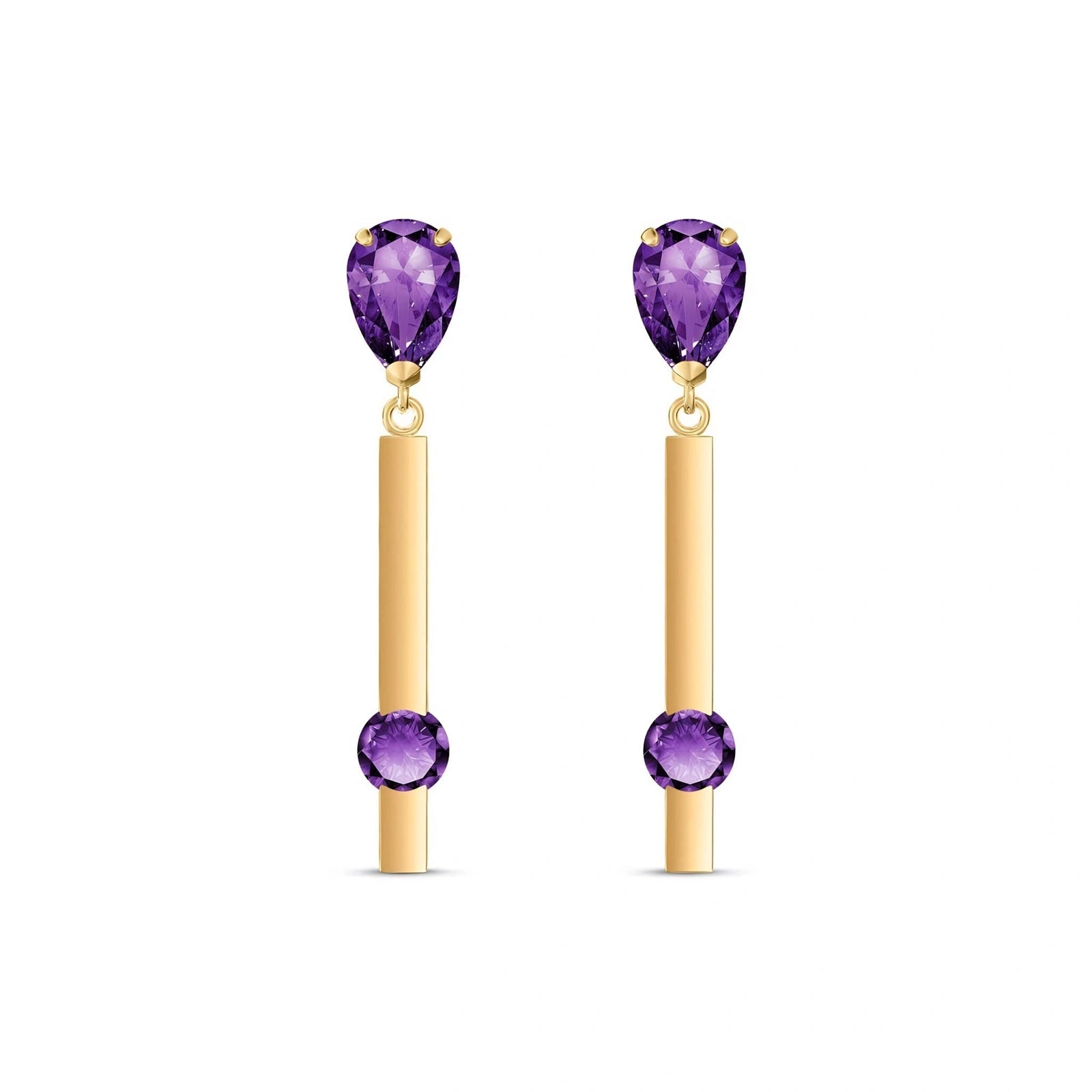 Yellow Gold Amethyst — Mariagertrude