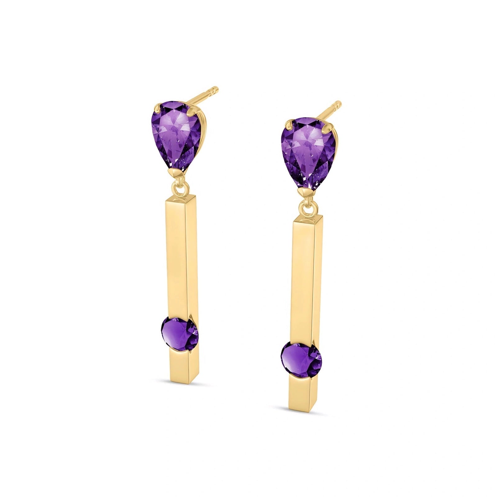 Yellow Gold Amethyst — Mariagertrude