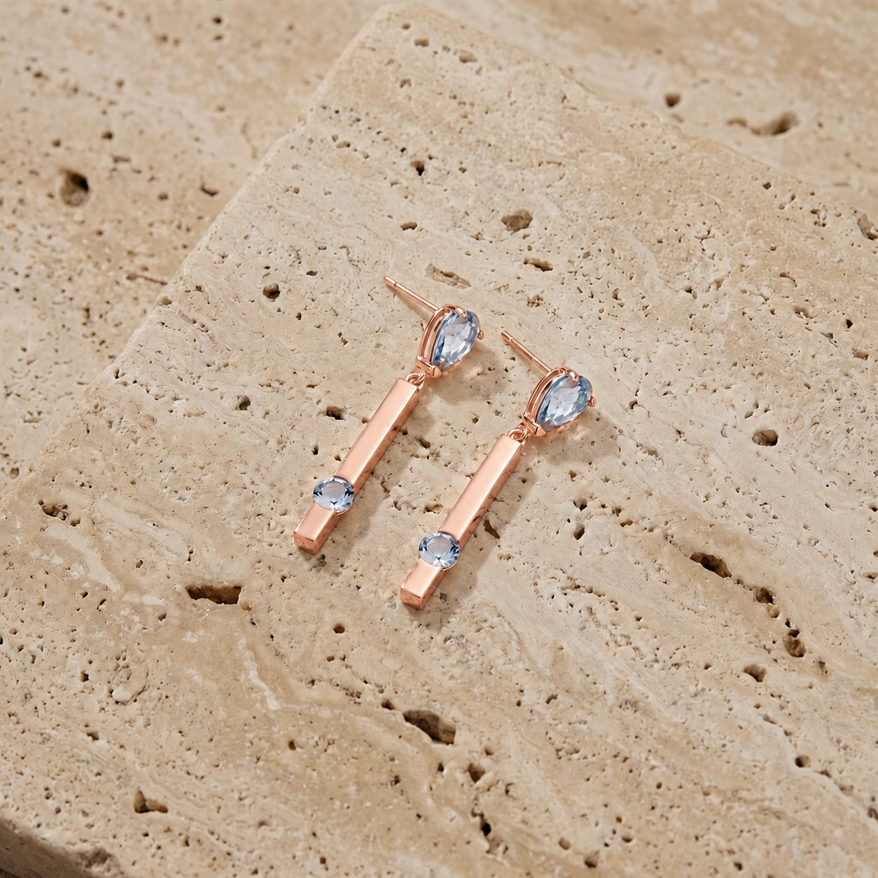 Rose Gold Aquamarine — Mariagertrude