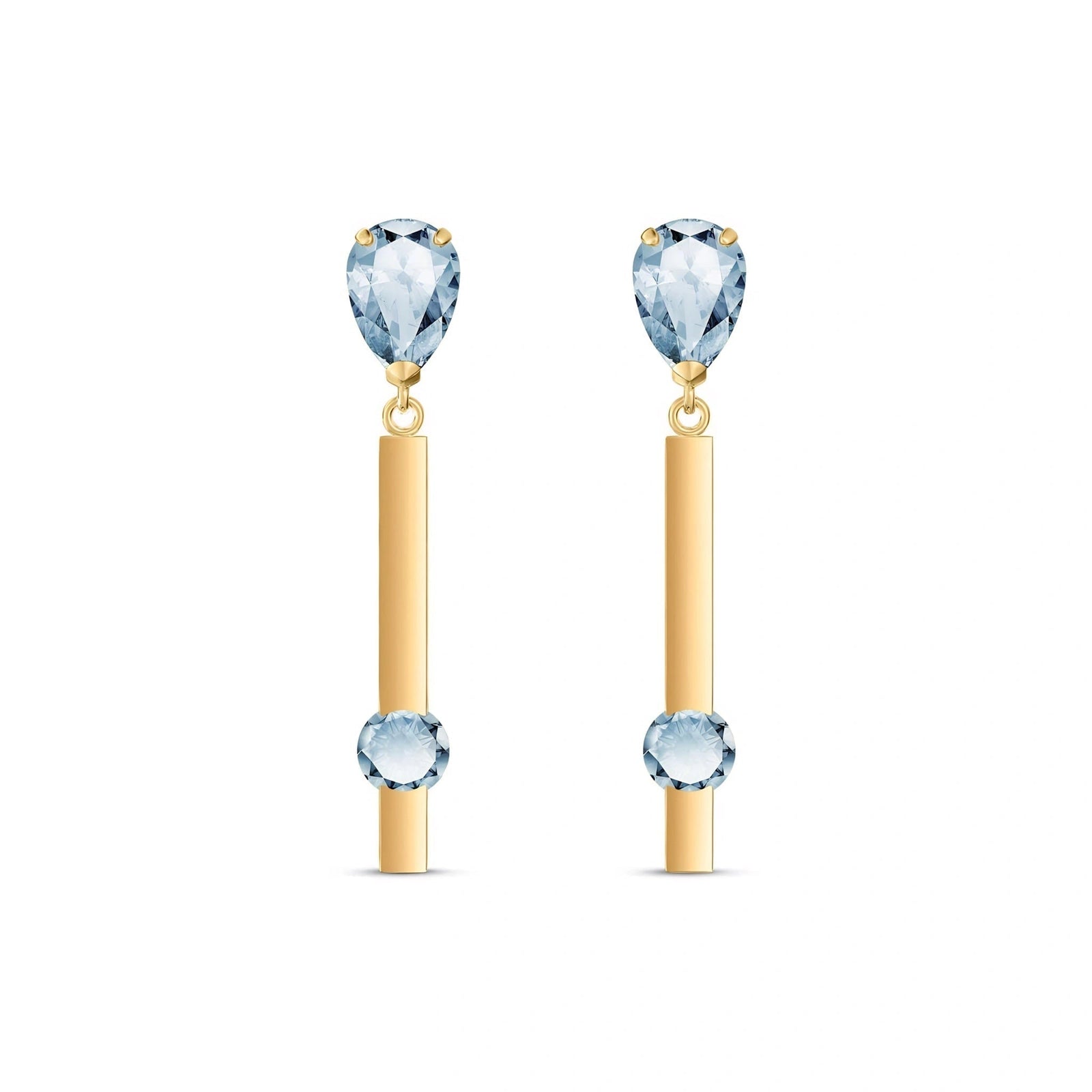 Yellow Gold Aquamarine — Mariagertrude