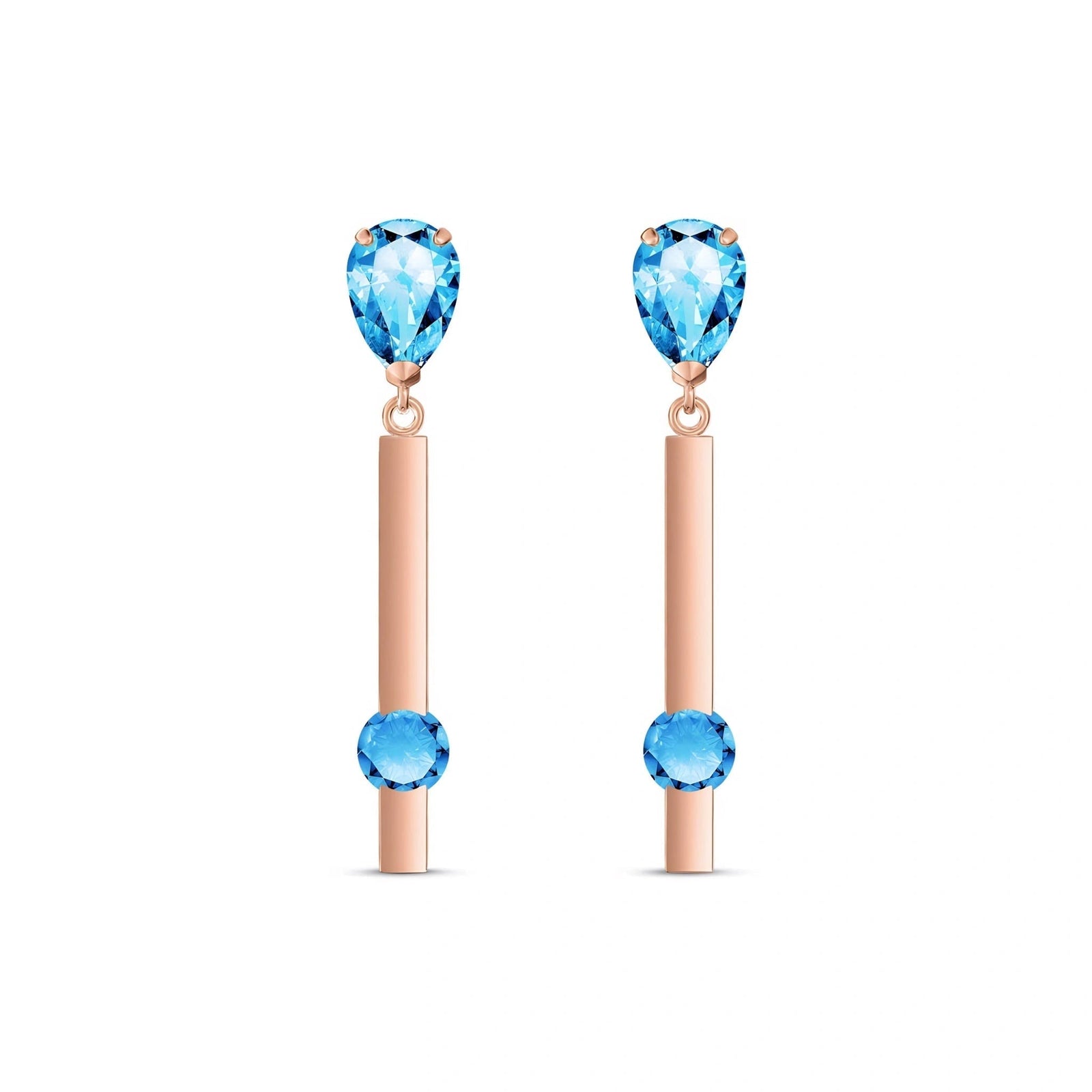 Rose Gold Blue Topaz — Mariagertrude