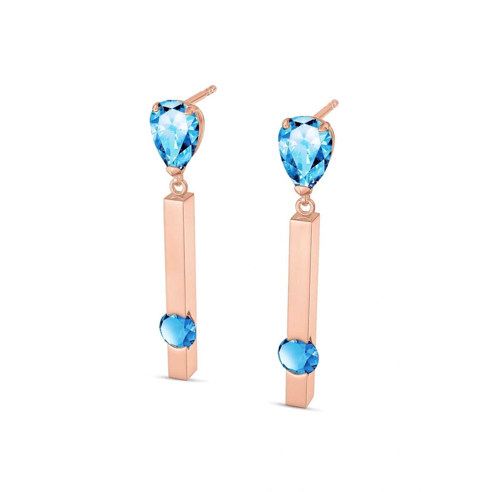 Rose Gold Blue Topaz — Mariagertrude