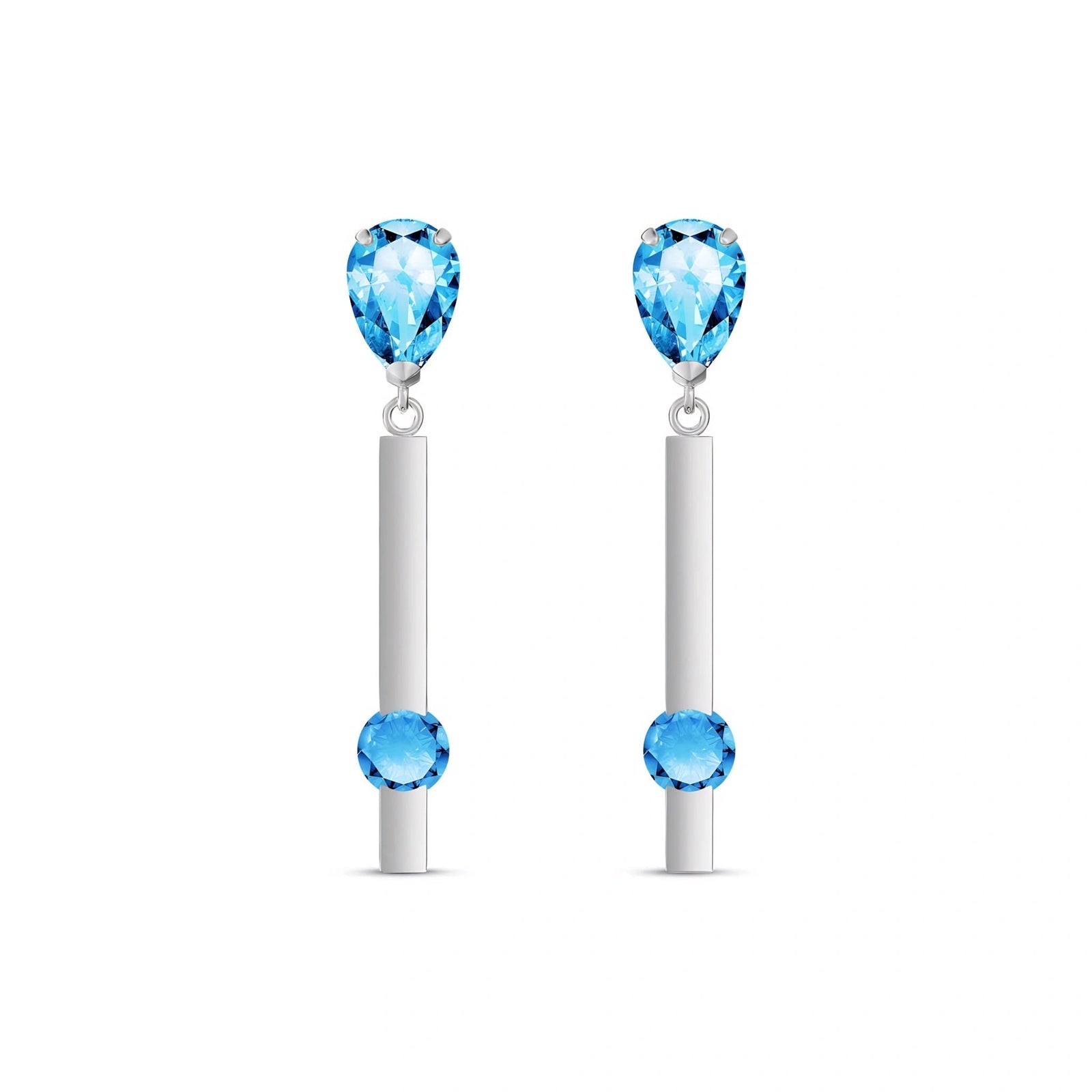 White Gold Blue Topaz — Mariagertrude