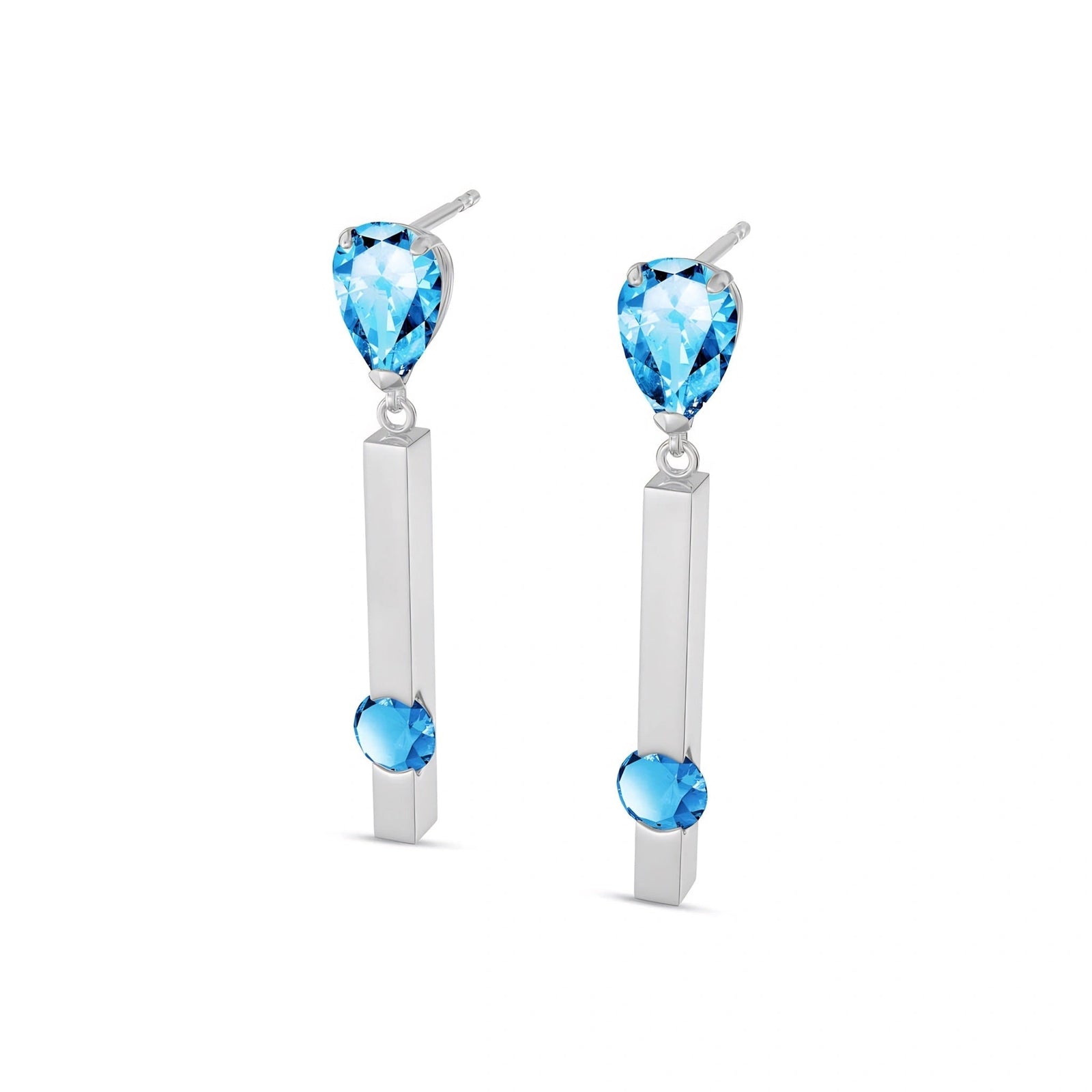White Gold Blue Topaz — Mariagertrude