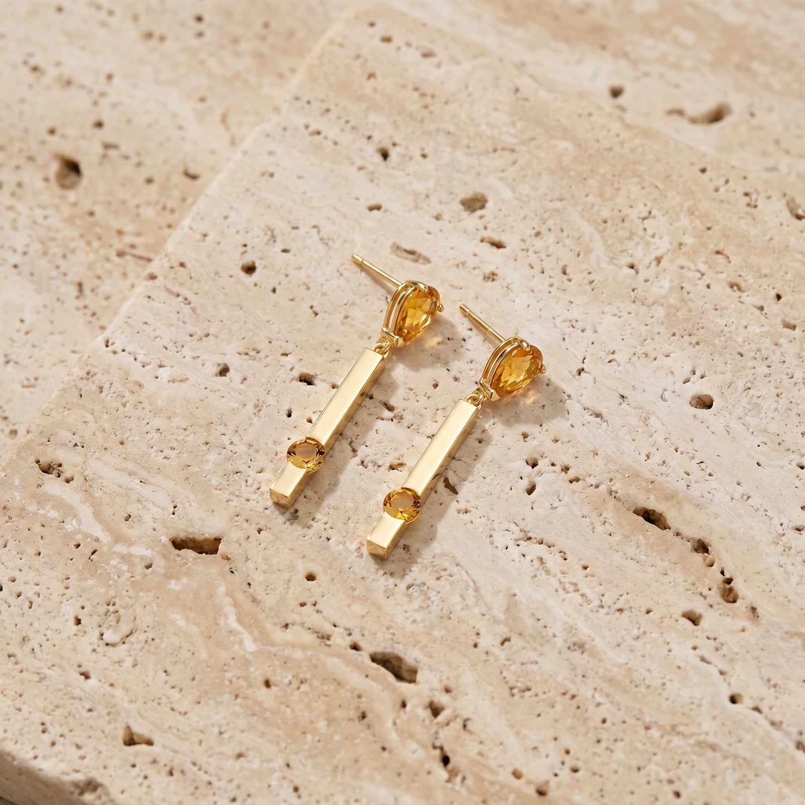 Yellow Gold Citrine — Mariagertrude