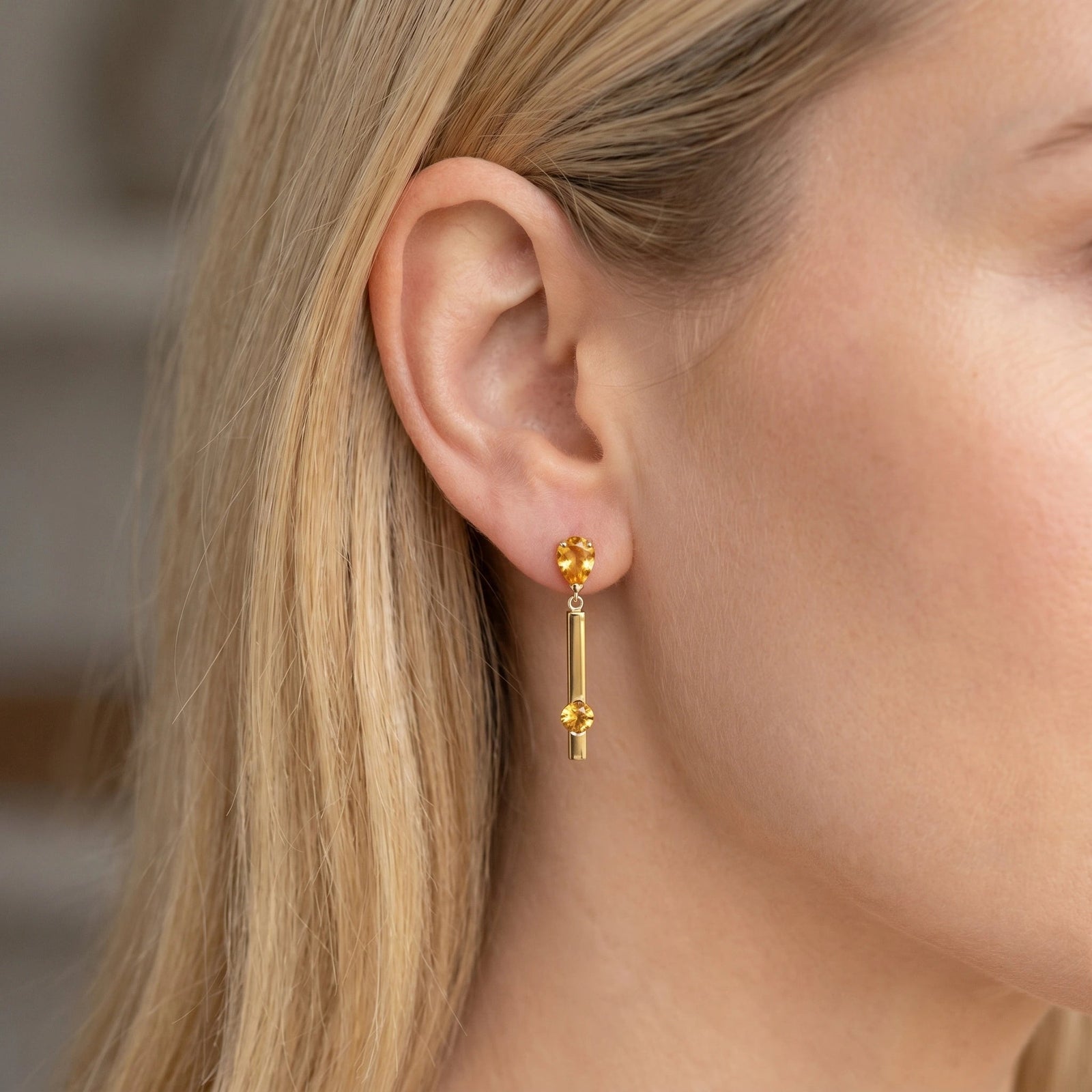 Yellow Gold Citrine — Mariagertrude