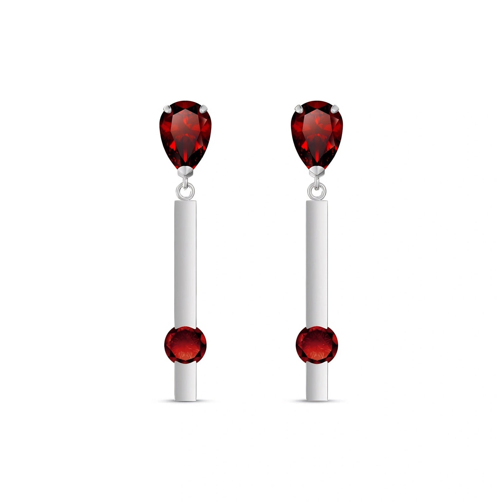 White Gold Garnet — Mariagertrude