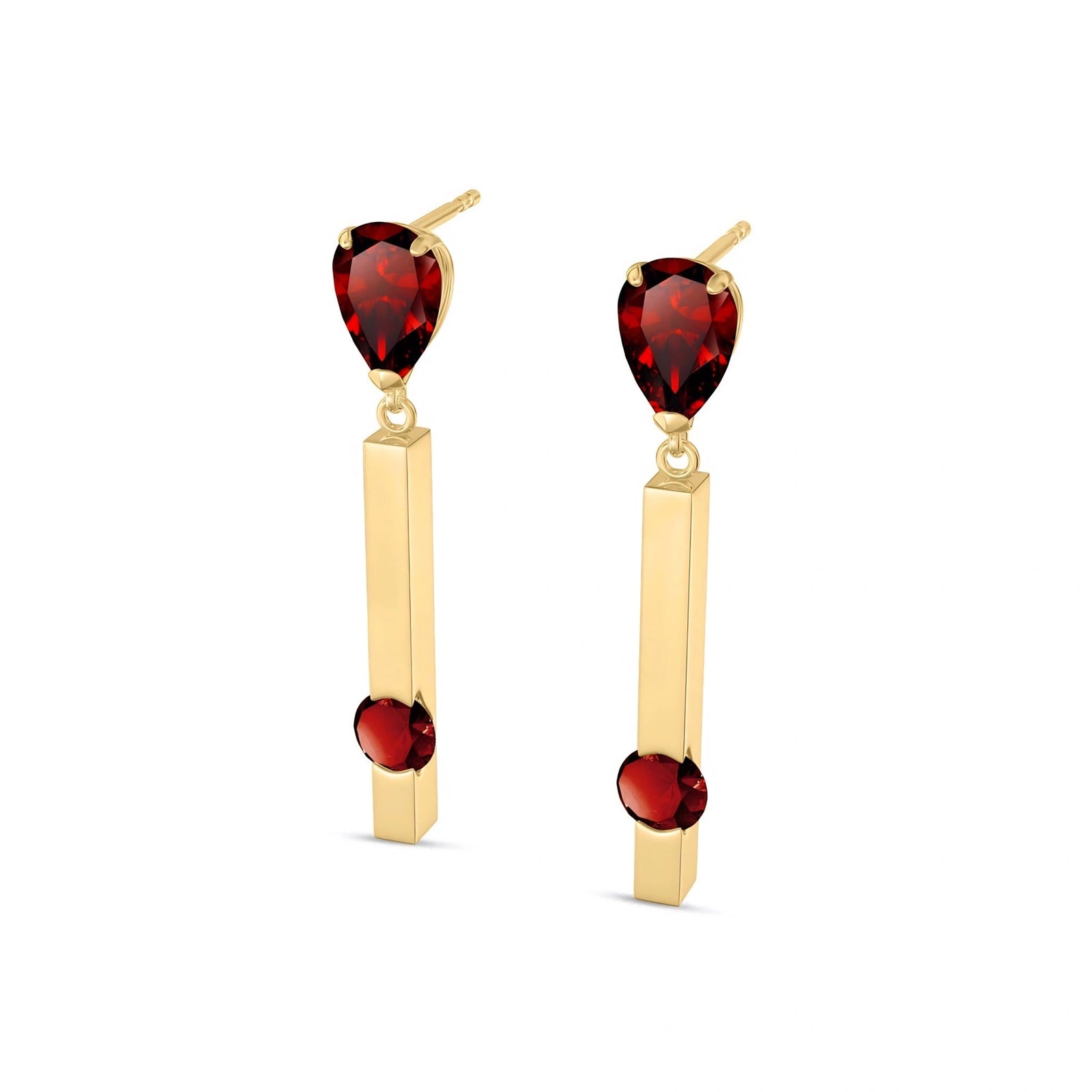 Yellow Gold Garnet — Mariagertrude