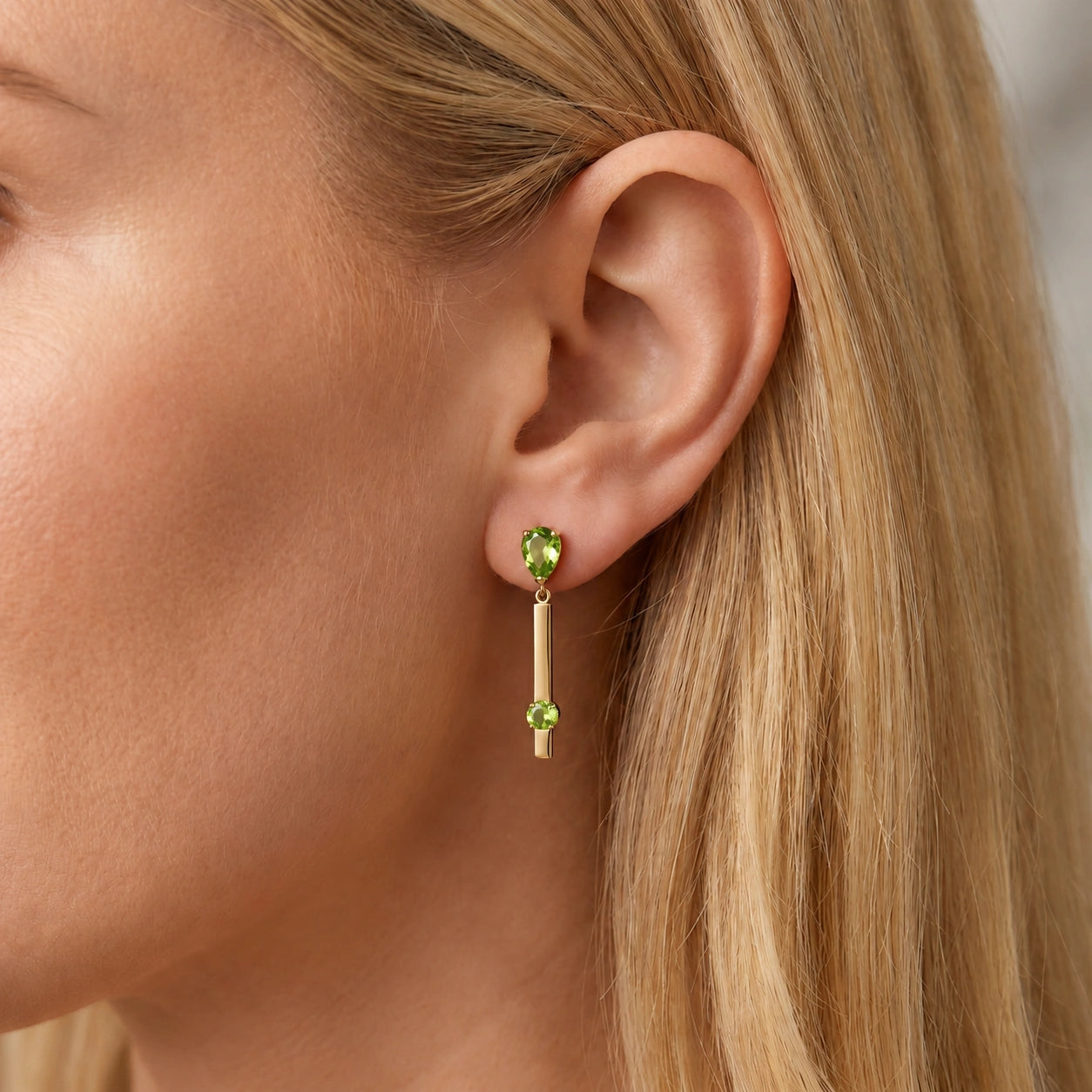 Yellow Gold Peridot — Mariagertrude