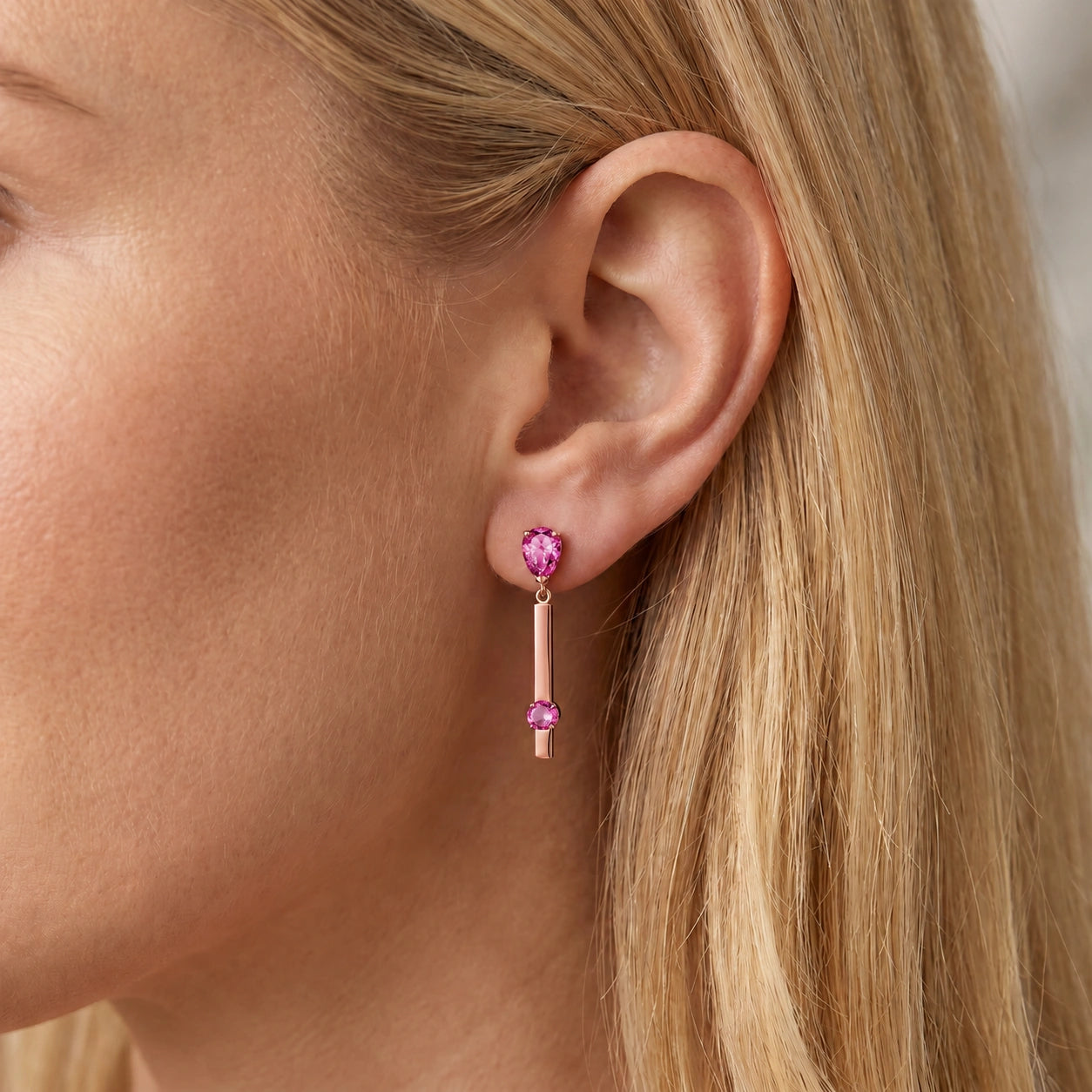 Rose Gold Pink Topaz — Mariagertrude