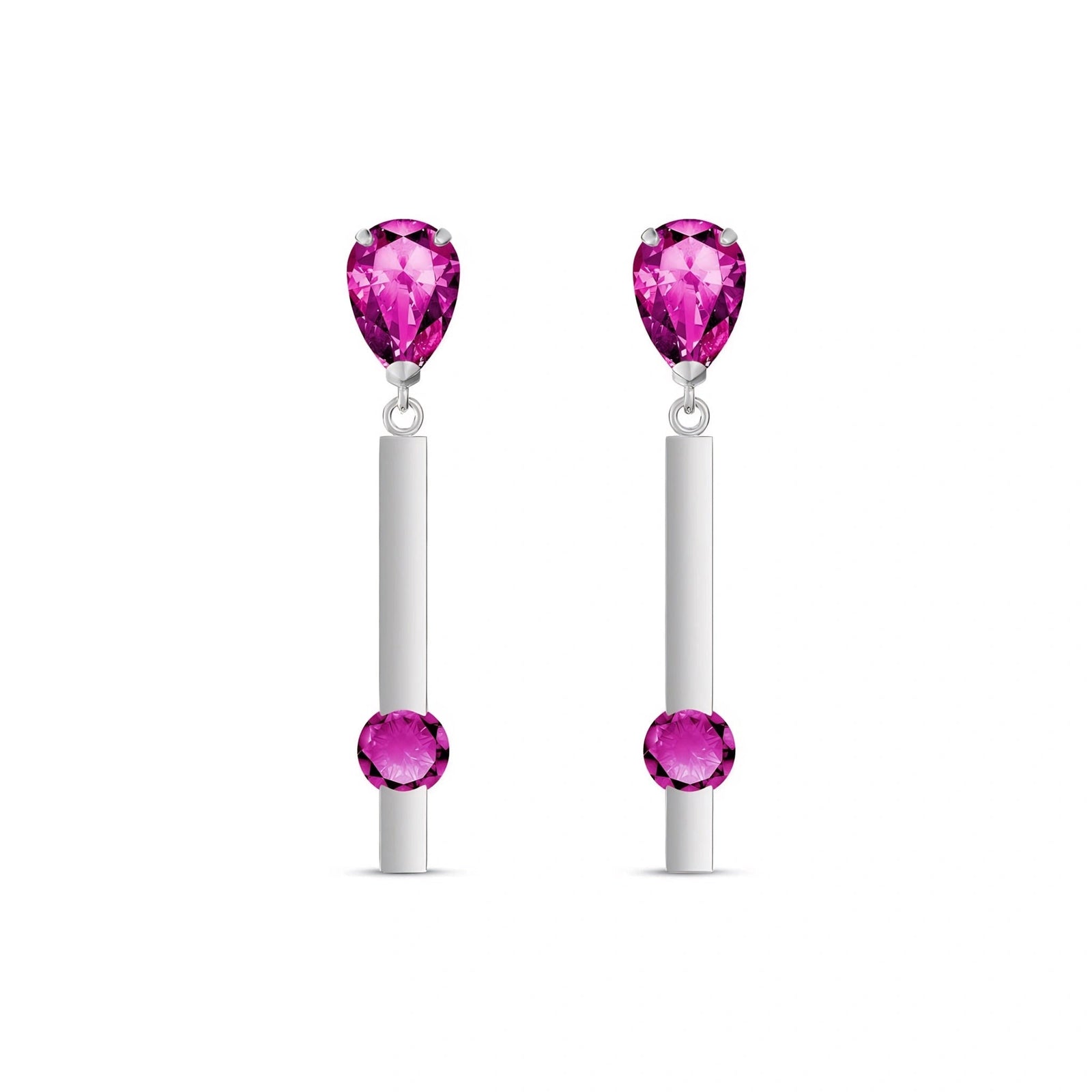 White Gold Pink Topaz — Mariagertrude
