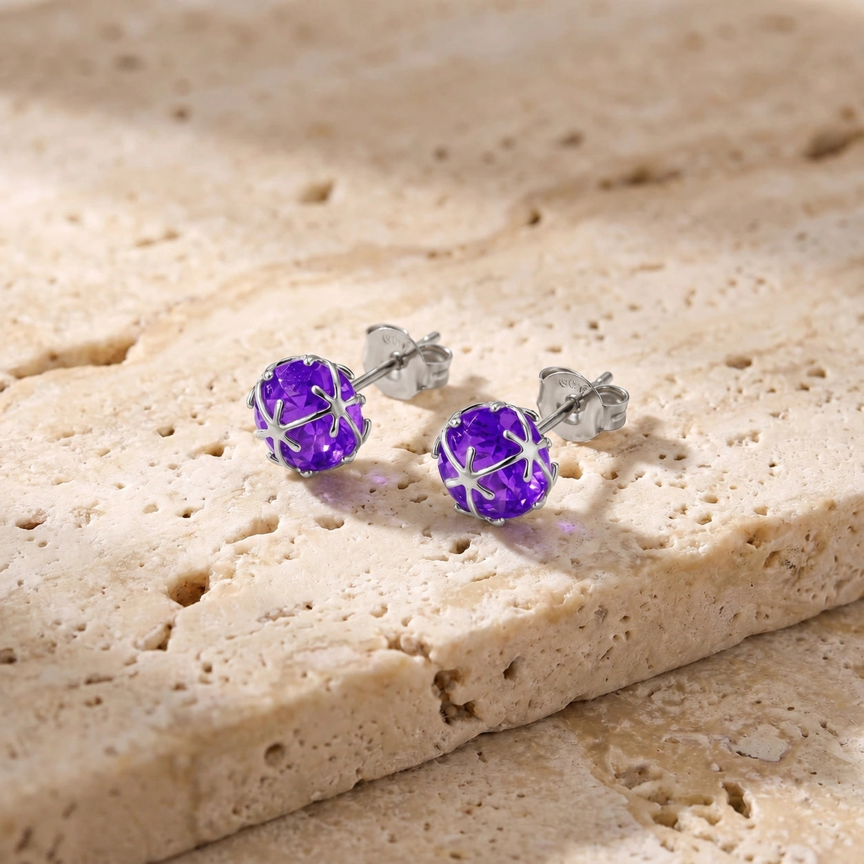 White Gold Amethyst — Mariagiacinta