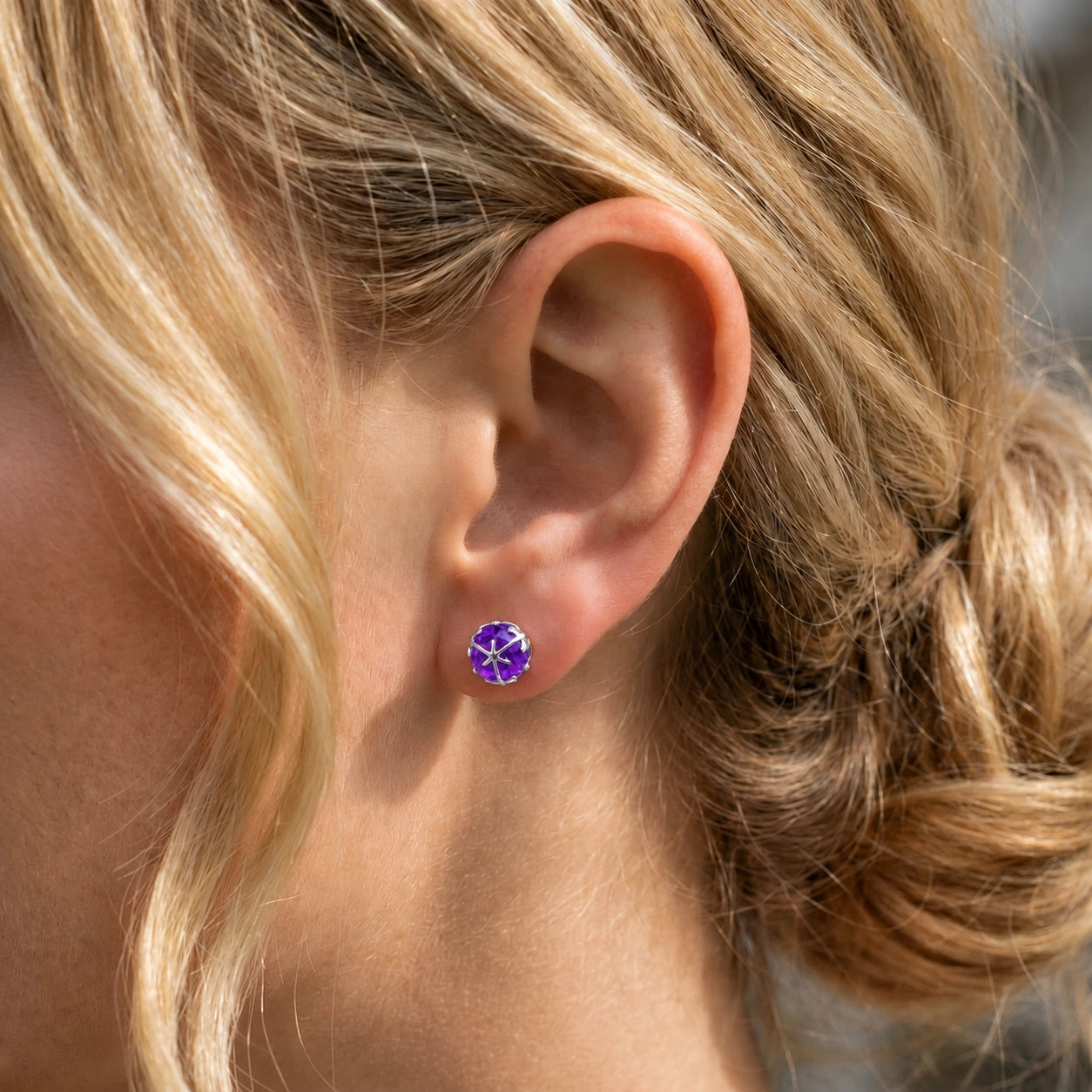 White Gold Amethyst — Mariagiacinta