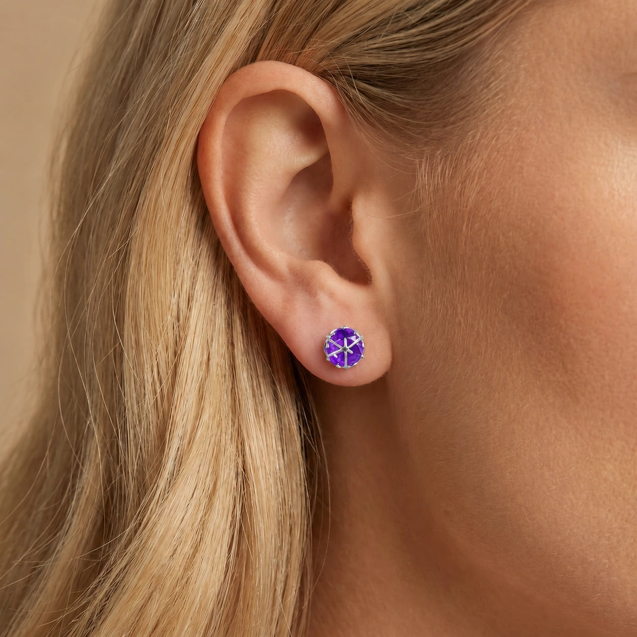 White Gold Amethyst — Mariagiacinta
