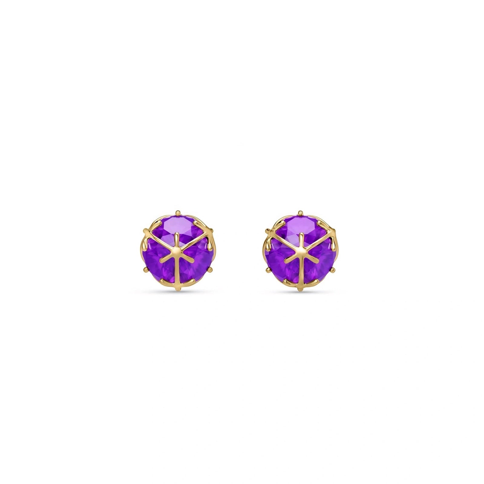 Yellow Gold Amethyst — Mariagiacinta