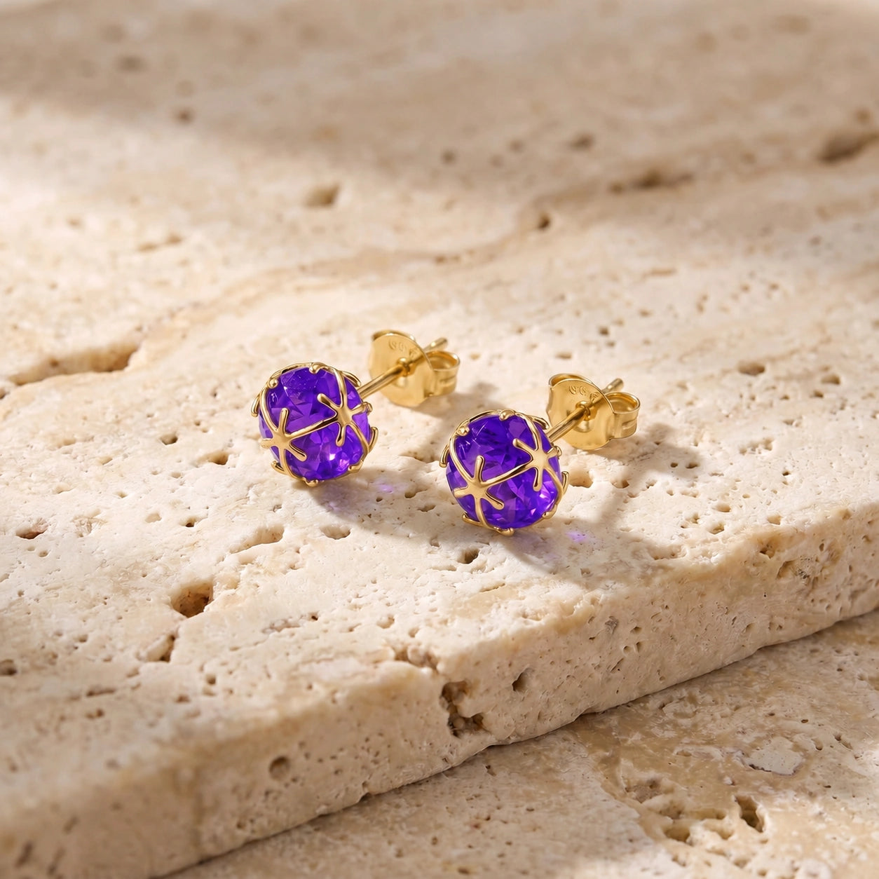Yellow Gold Amethyst — Mariagiacinta
