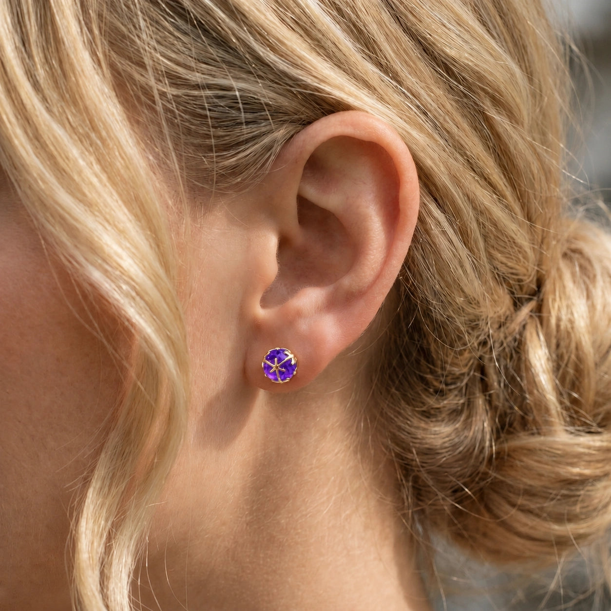 Yellow Gold Amethyst — Mariagiacinta
