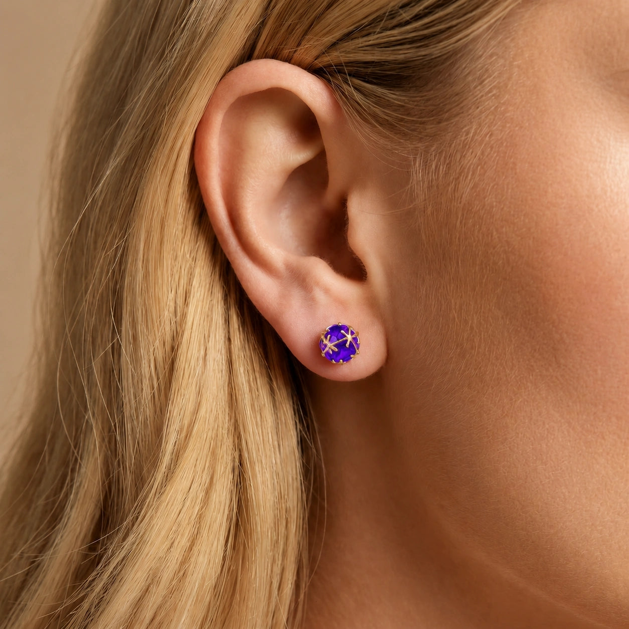 Yellow Gold Amethyst — Mariagiacinta
