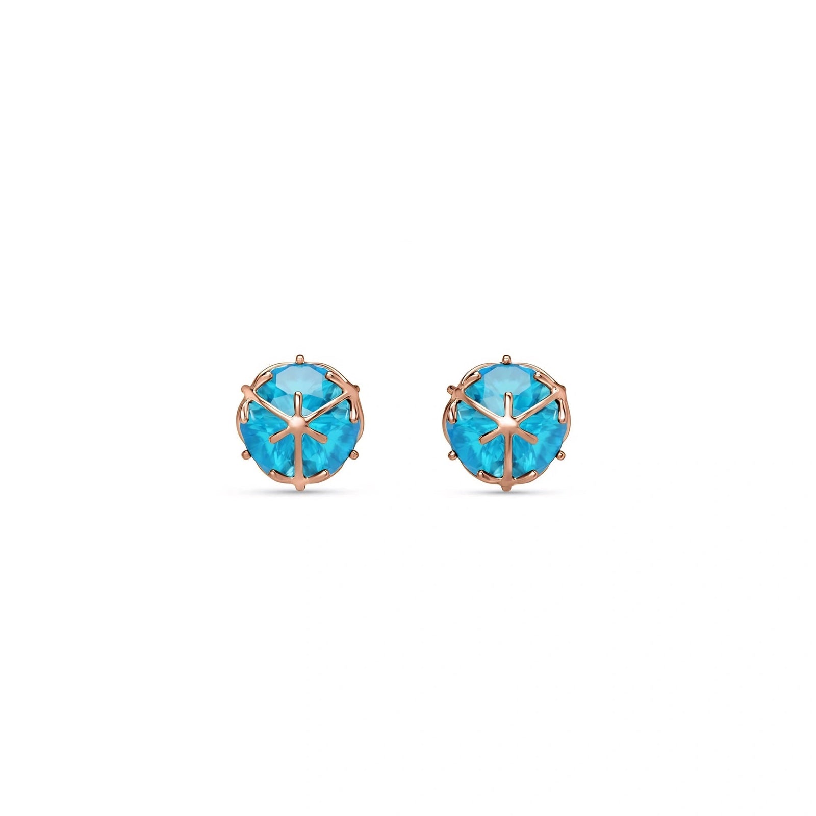 Rose Gold Blue Topaz — Mariagiacinta