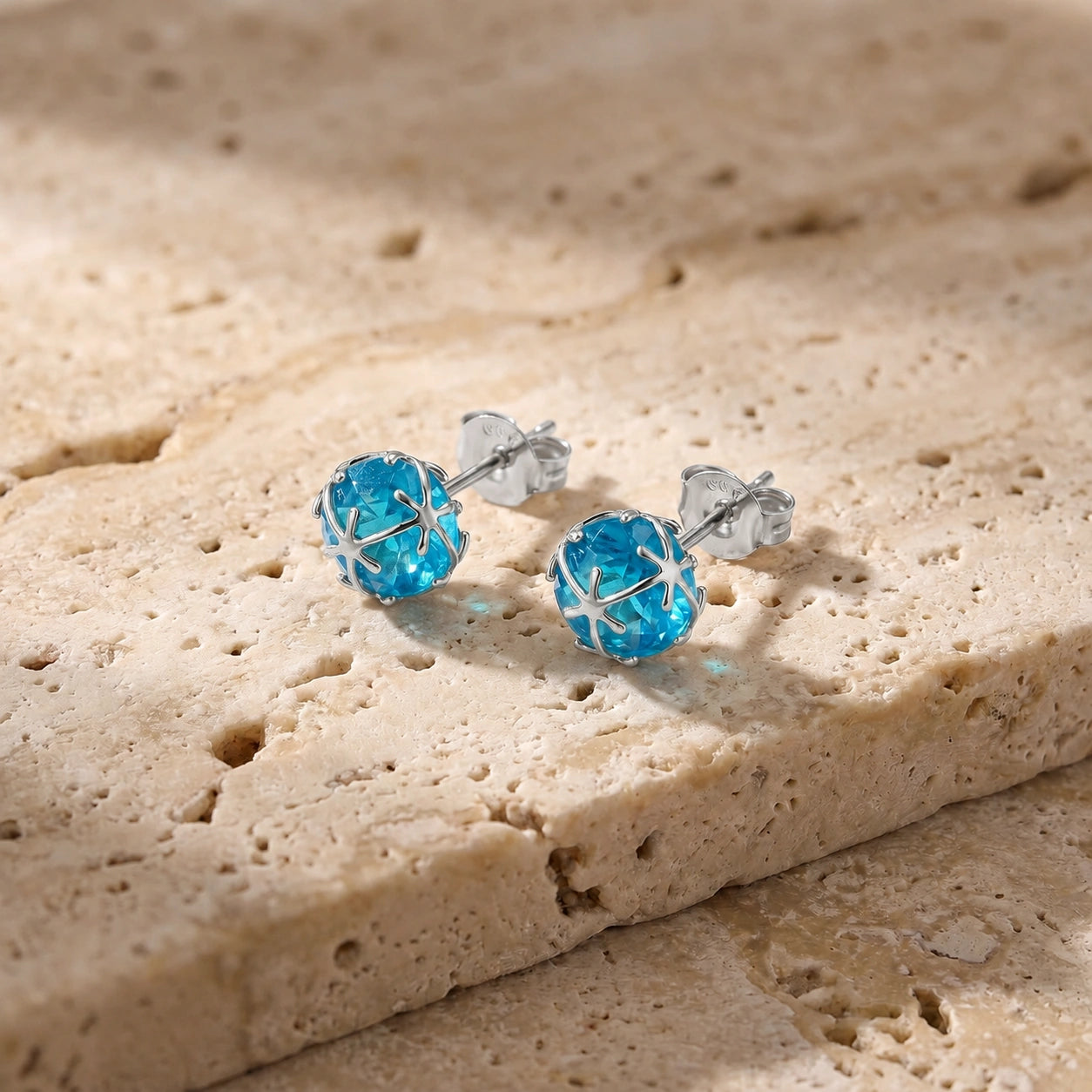 White Gold Blue Topaz — Mariagiacinta