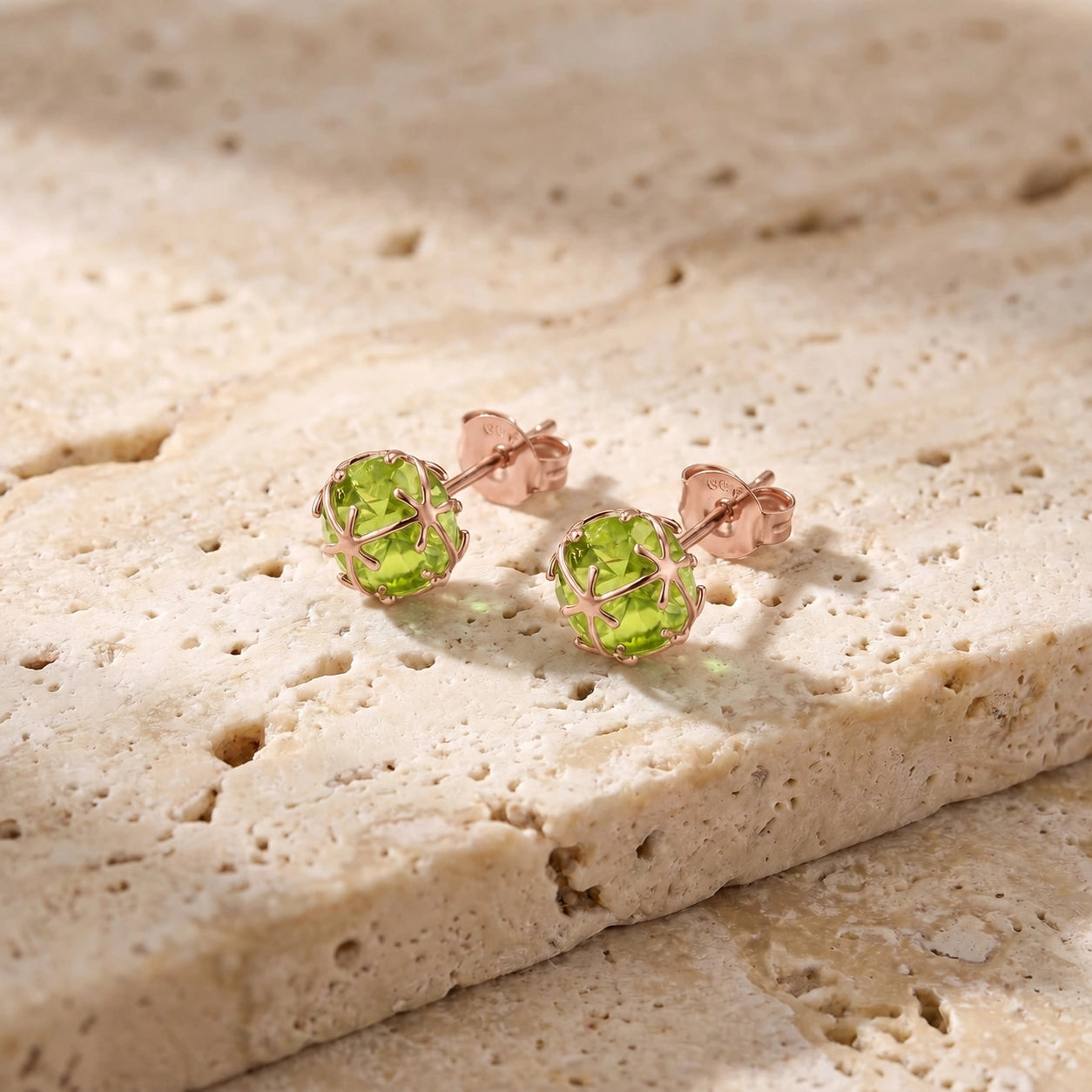Rose Gold Peridot — Mariagiacinta