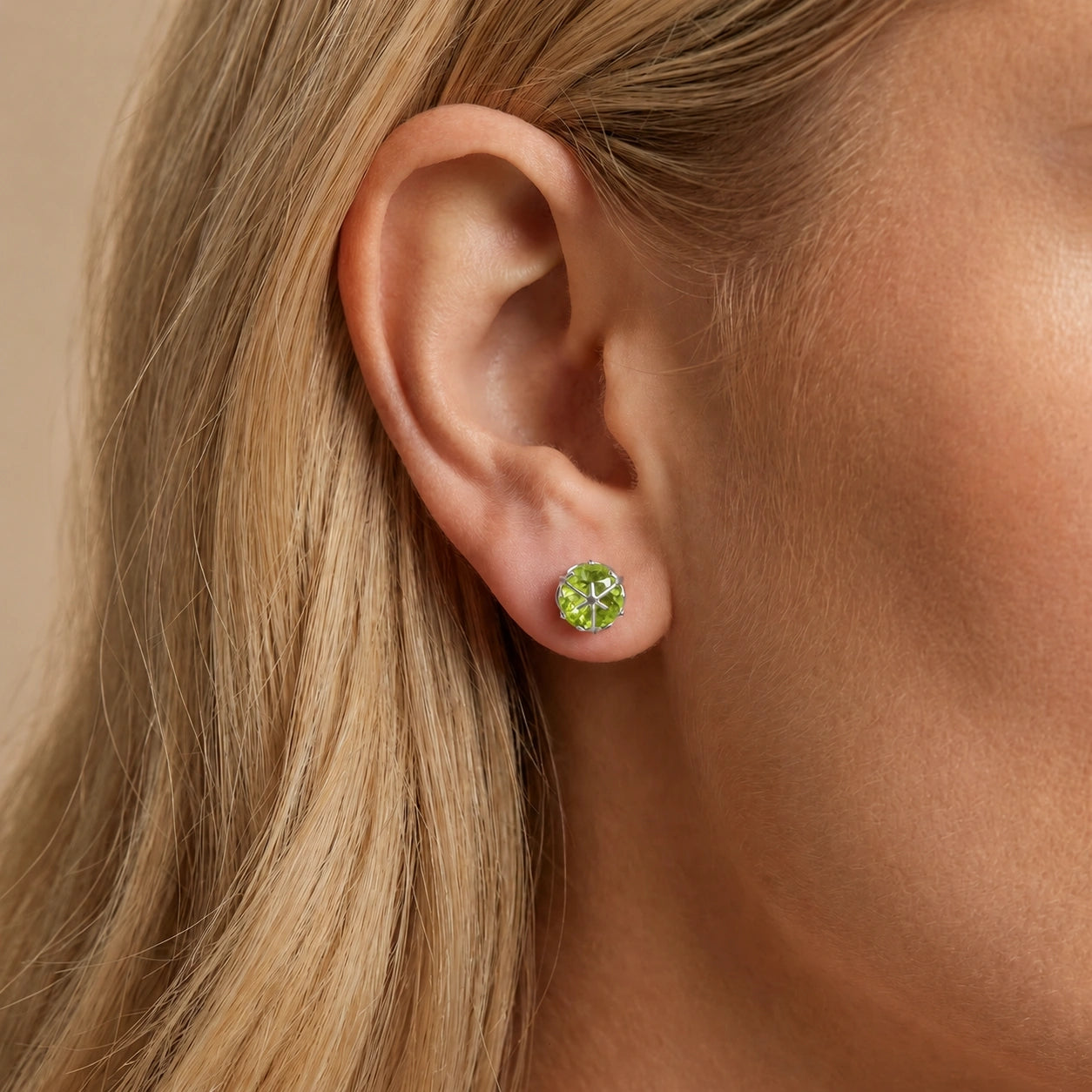 White Gold Peridot — Mariagiacinta