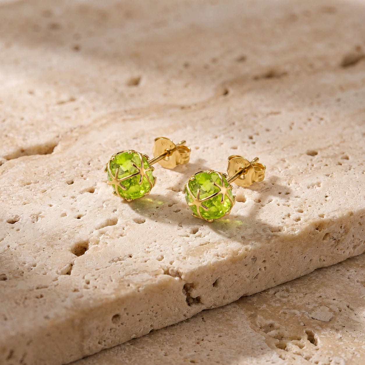Yellow Gold Peridot — Mariagiacinta