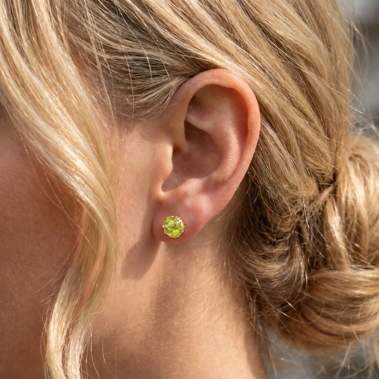 Yellow Gold Peridot — Mariagiacinta