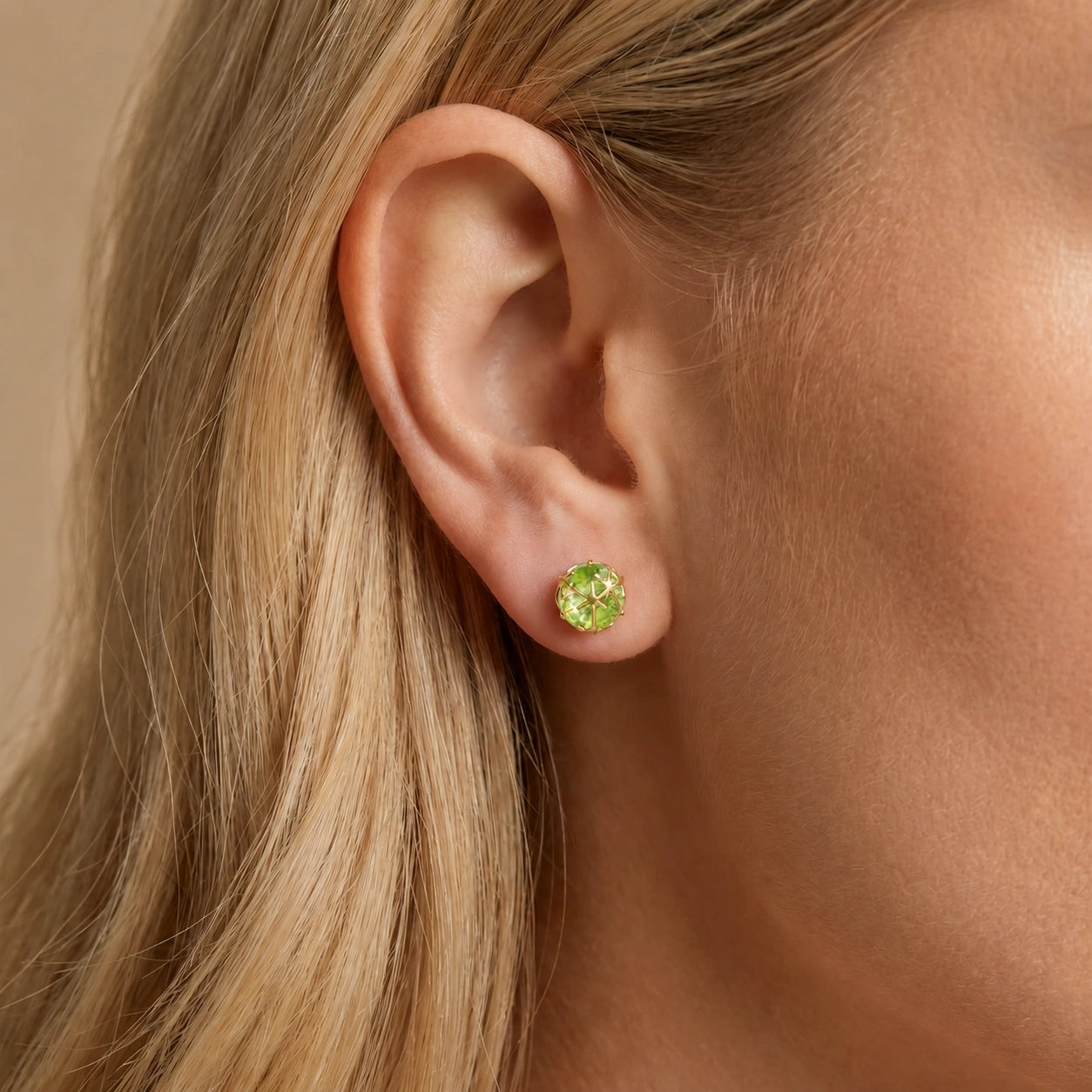 Yellow Gold Peridot — Mariagiacinta