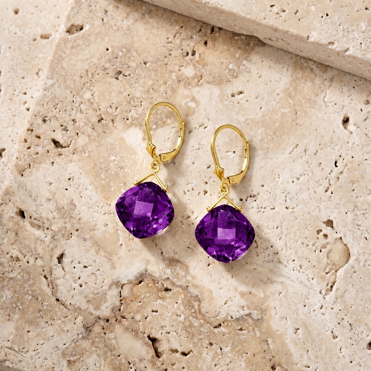 Yellow Gold Amethyst — Mariagiada
