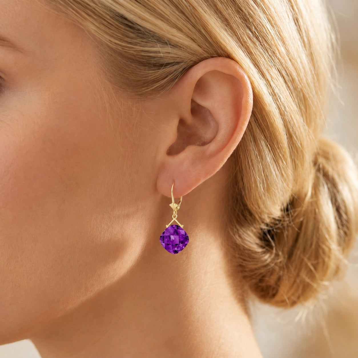 Yellow Gold Amethyst — Mariagiada