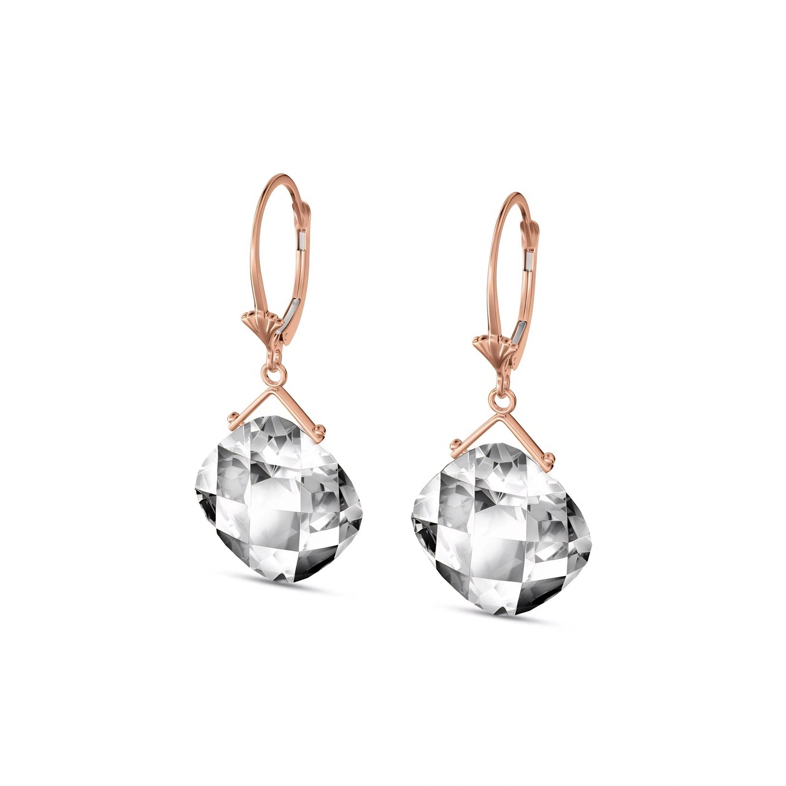 Rose Gold Blue Topaz — Mariagiada