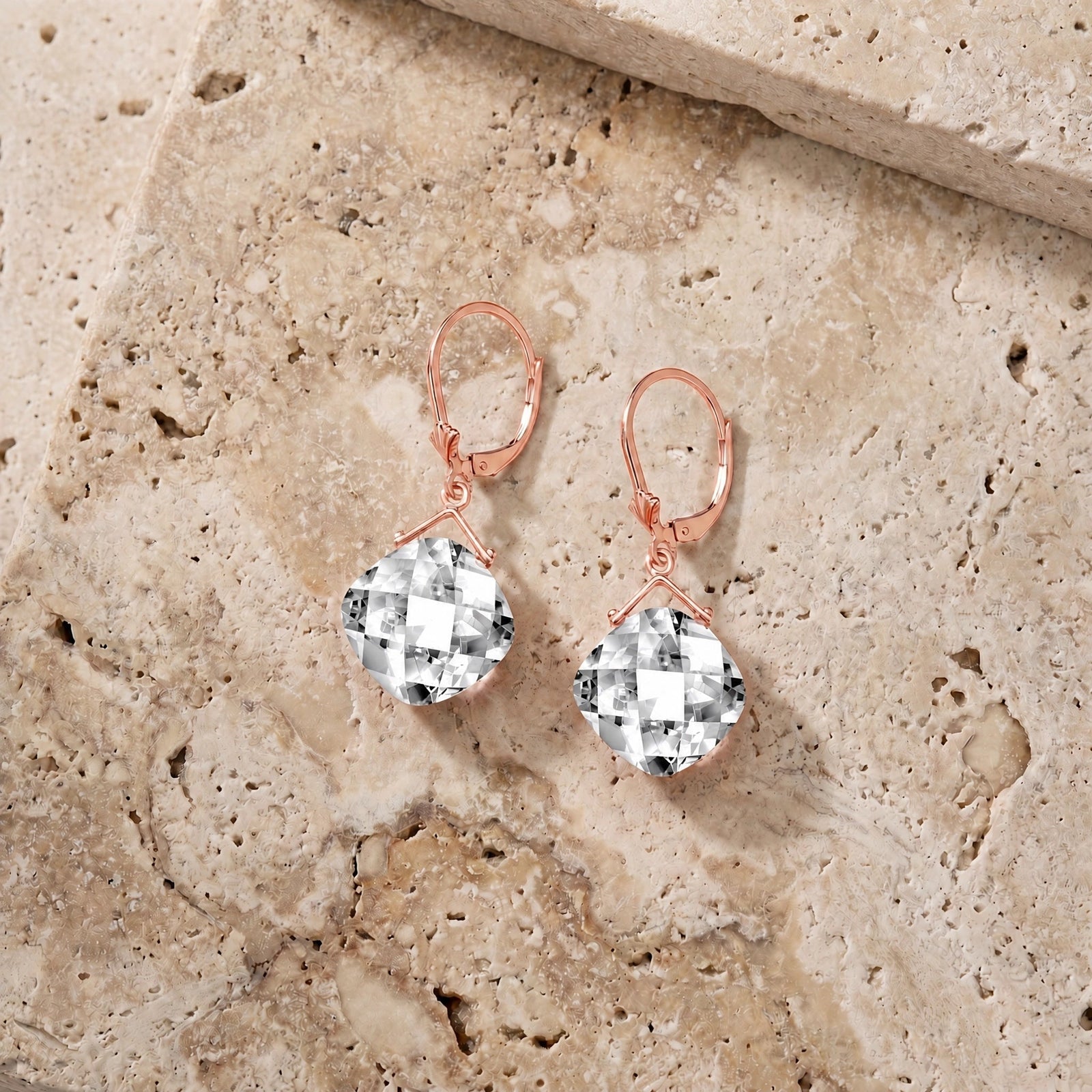 Rose Gold Blue Topaz — Mariagiada