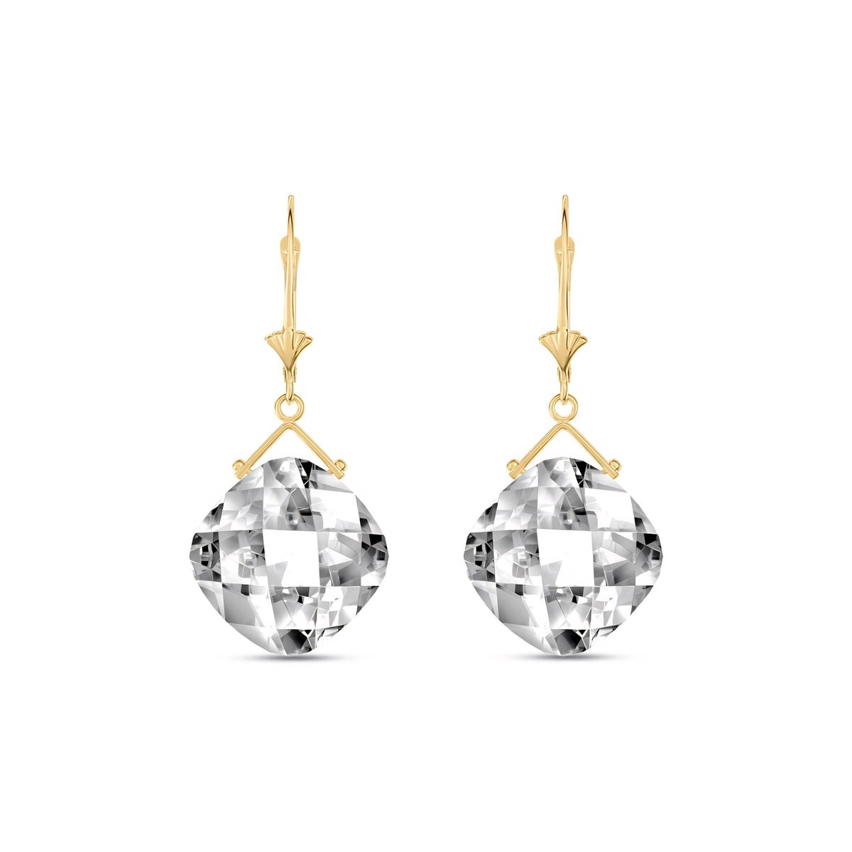 Yellow Gold Blue Topaz — Mariagiada