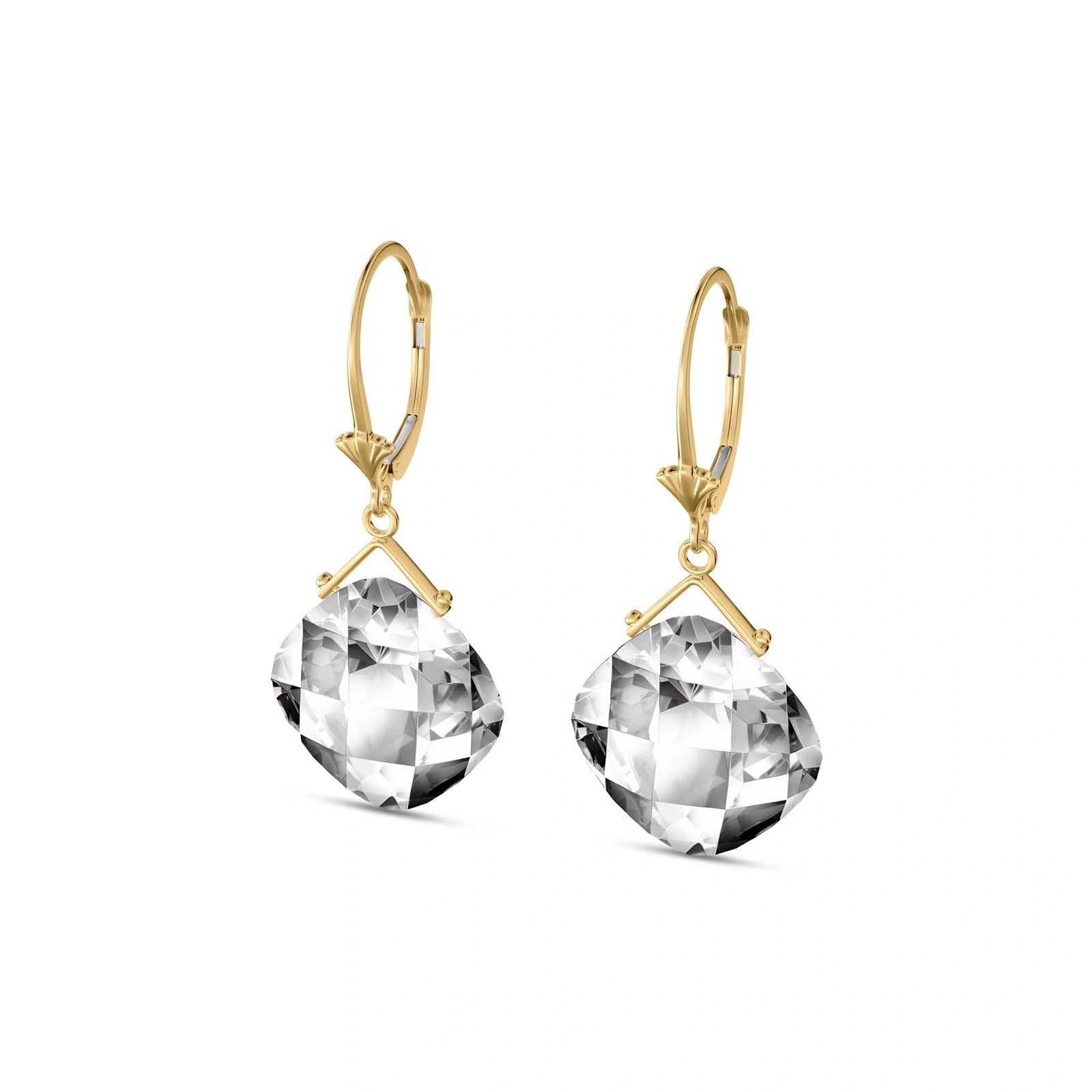Yellow Gold Blue Topaz — Mariagiada