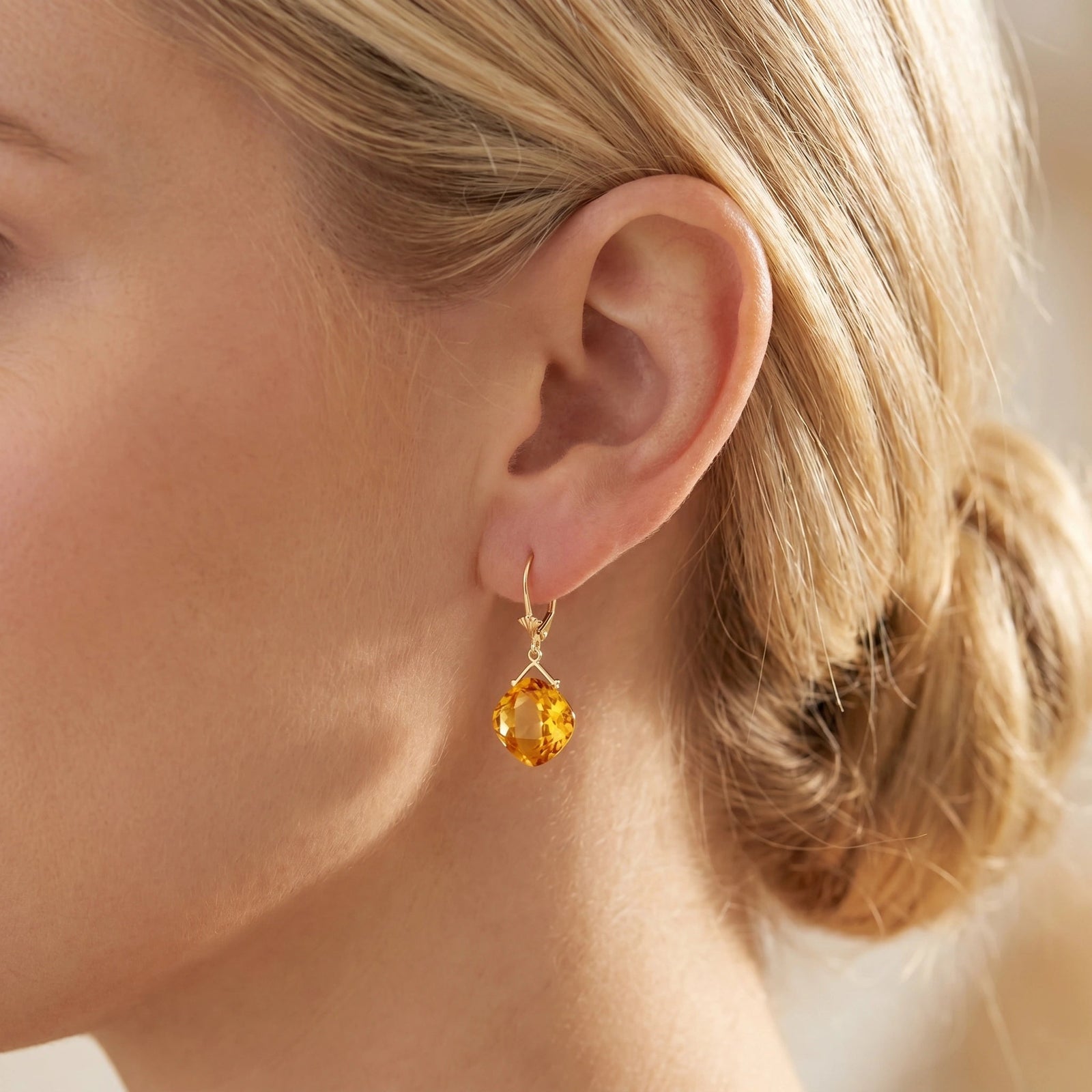 Yellow Gold Citrine — Mariagiada